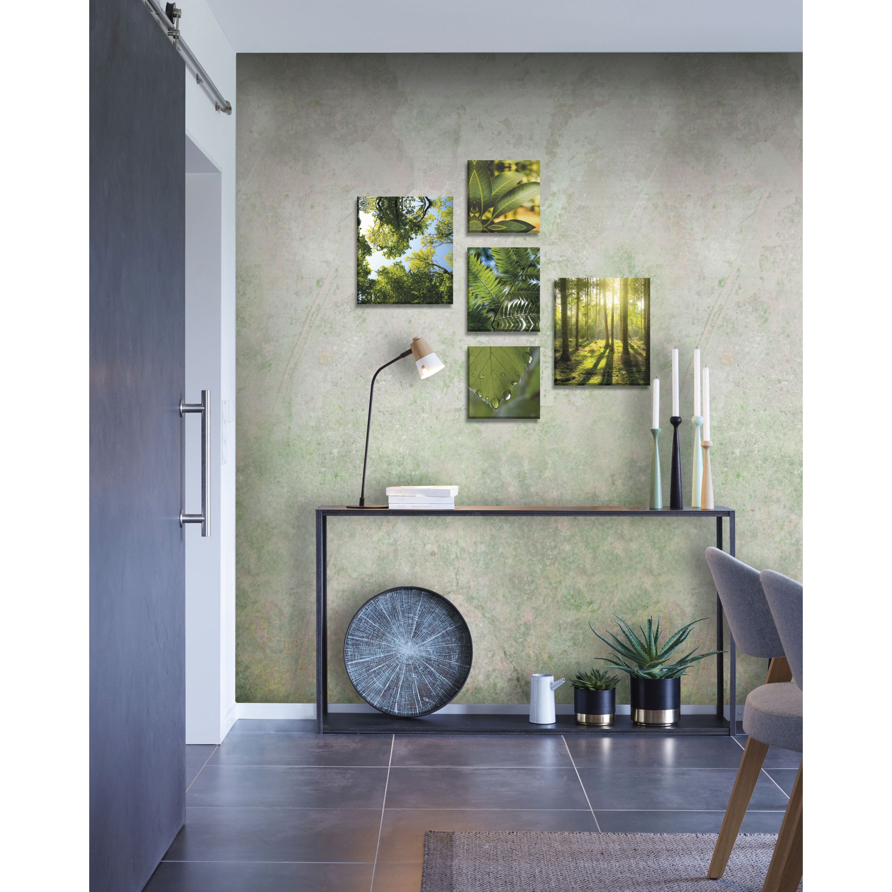 Set de 5 toiles imprimées Nature Zen, ART FOR THE HOME