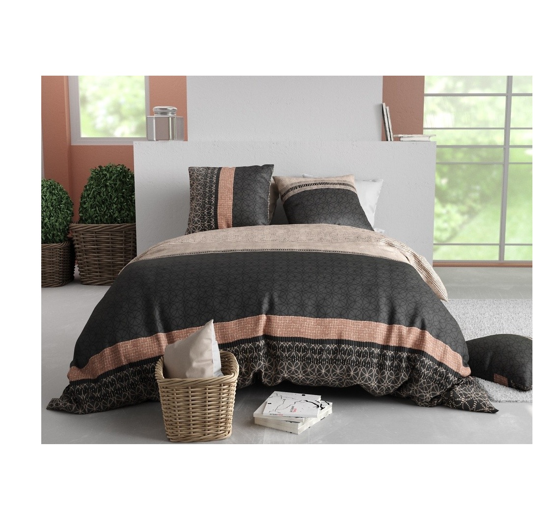 Housse couette + taie Obsetnique, EDEN