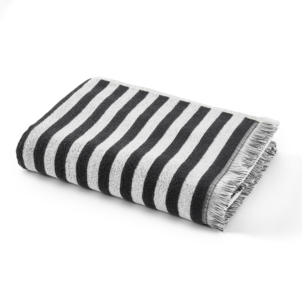 Product photograph of Malia Striped Terry Maxi Towel from La Redoute UK