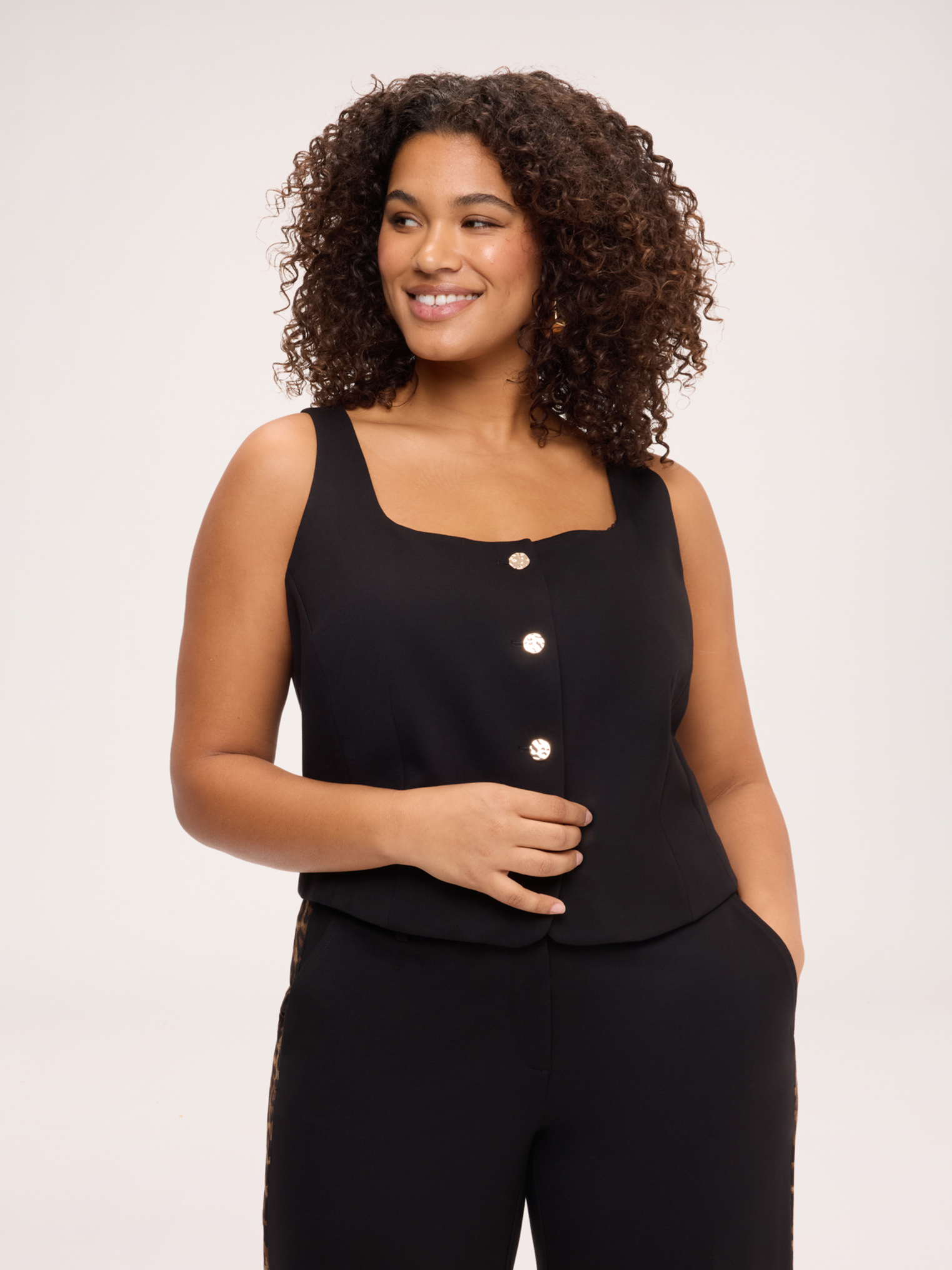 Corset à décolleté carré, FIORELLA RUBINO