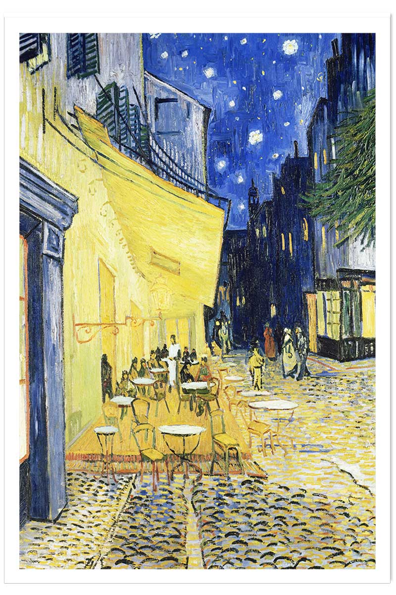 Affiche Le Café Arles par Vincent van Gogh, HEXOA