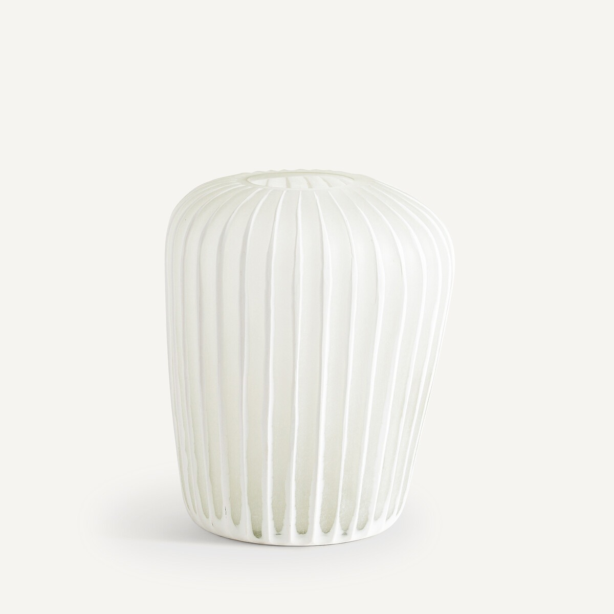 Vase en verre givré strié, Corila
