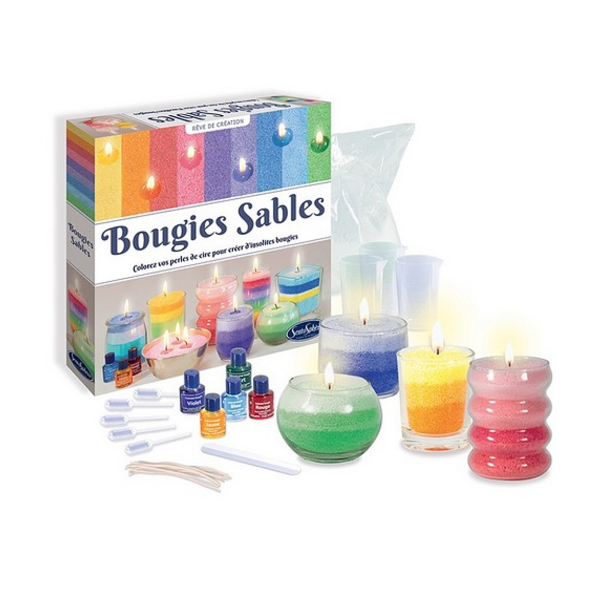 Kit de fabrication de bougie sable, SENTOSPHERE
