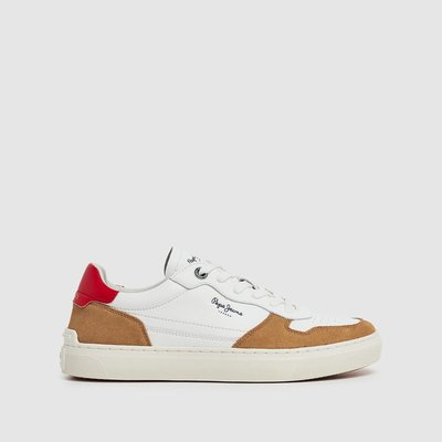 Camden Street Low Top Trainers in Leather PEPE JEANS