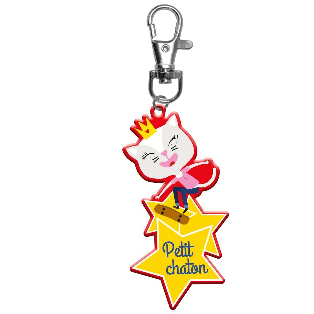 Porte Cles Enfant Petit Chaton Etoile Or Draeger Paris La Redoute