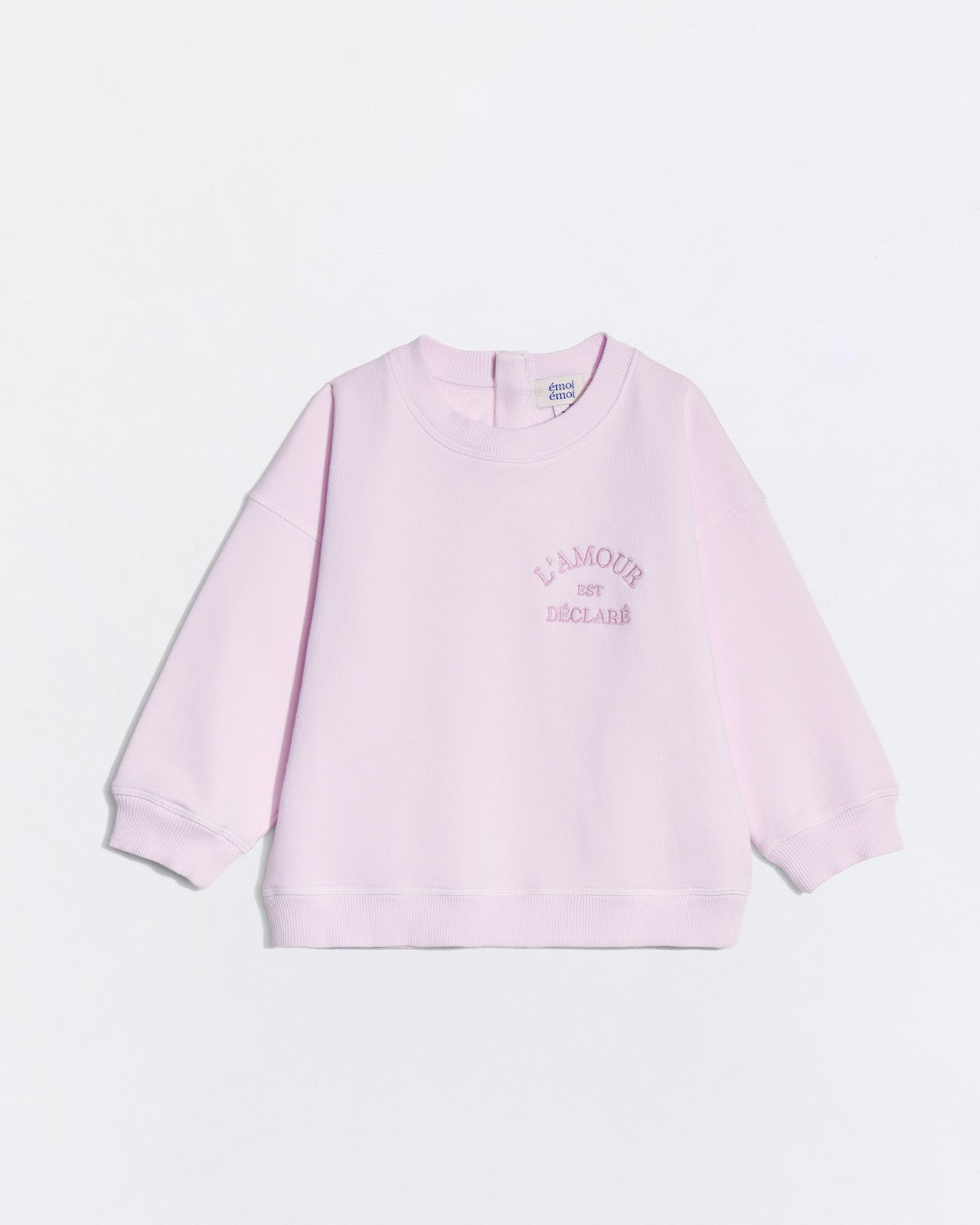 Sweat L'amour est déclaré brodé, EMOI EMOI