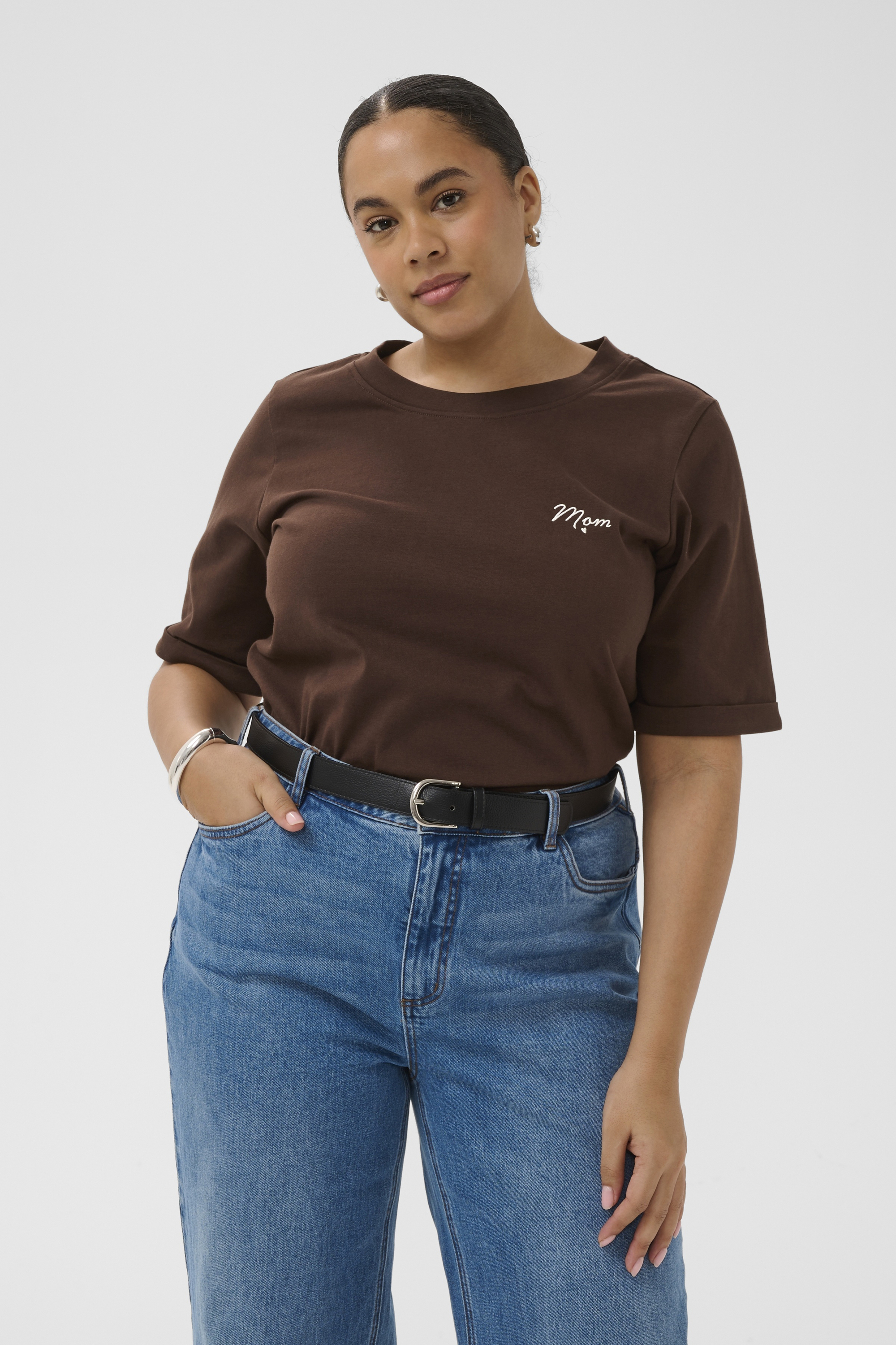T-shirt à manches courtes, KAFFE CURVE