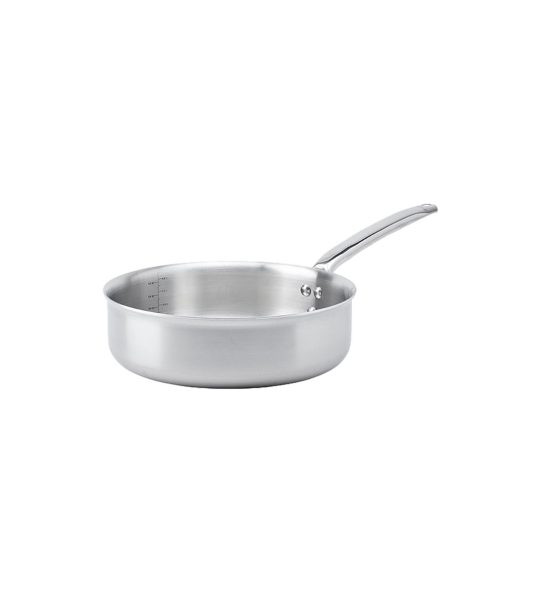 Sauteuse bords droits alchimy inox ø24 cm, DE BUYER