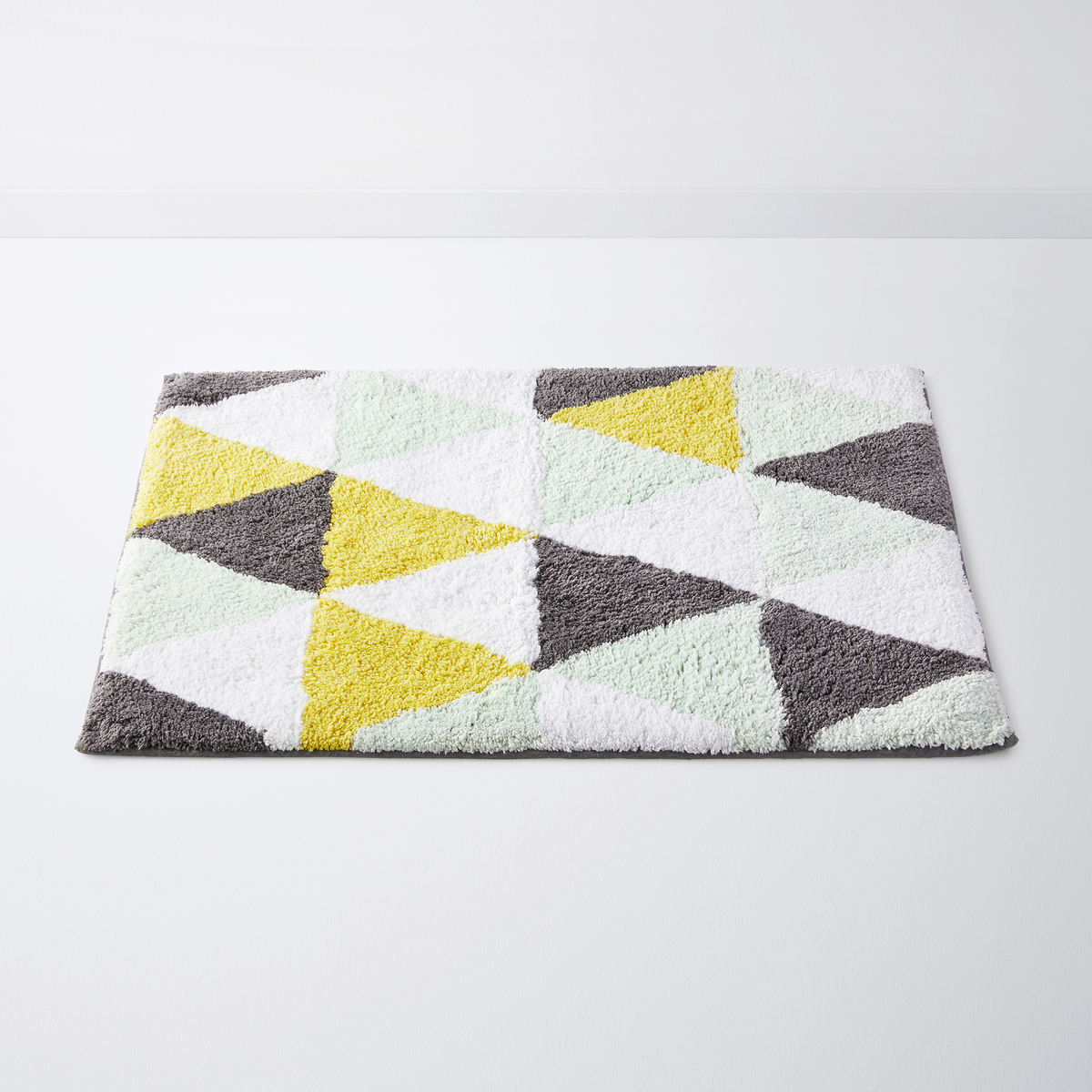 Product photograph of Siba Tufted Bath Mat With Geometric Pattern from La Redoute UK