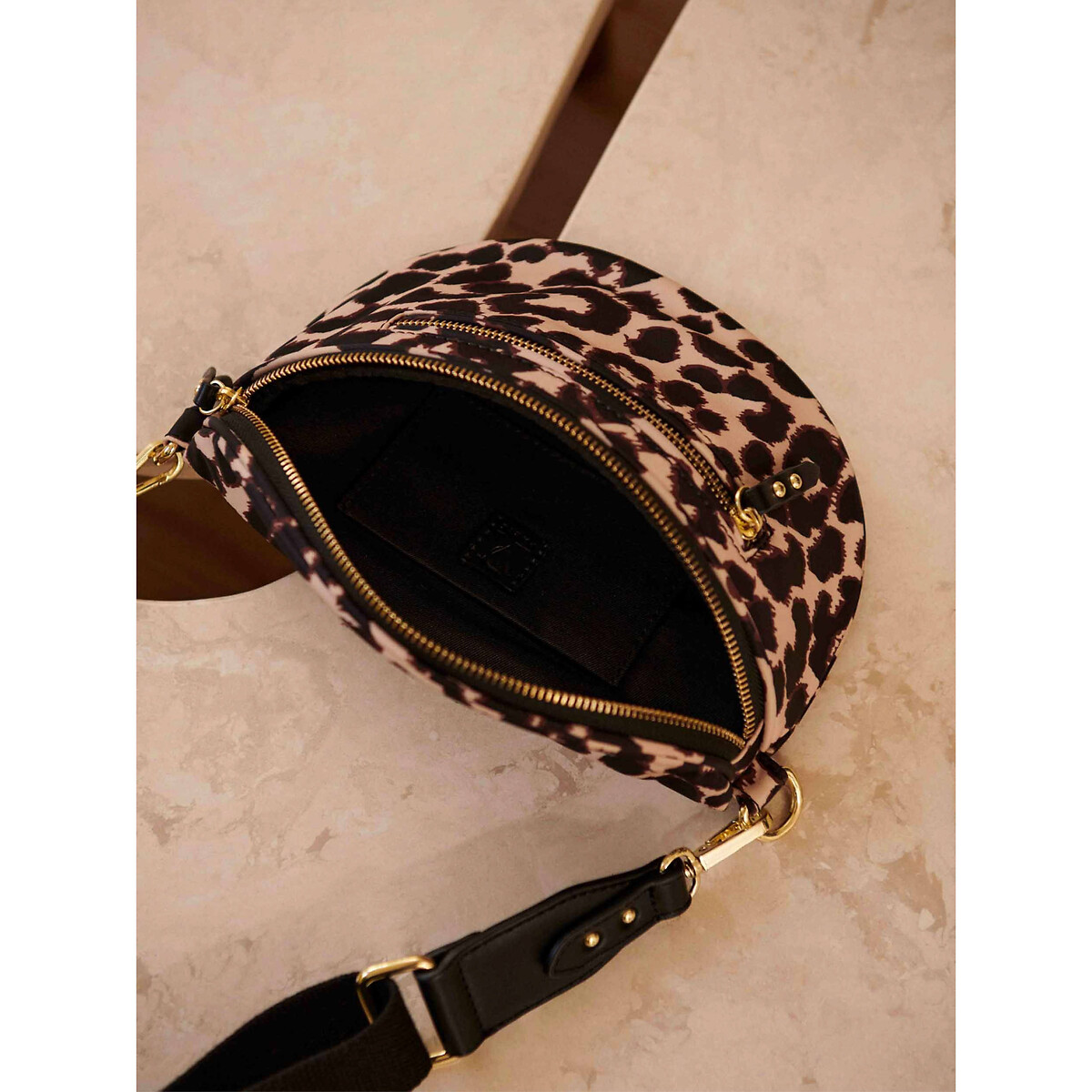 Coach leopard cheap print crossbody bag