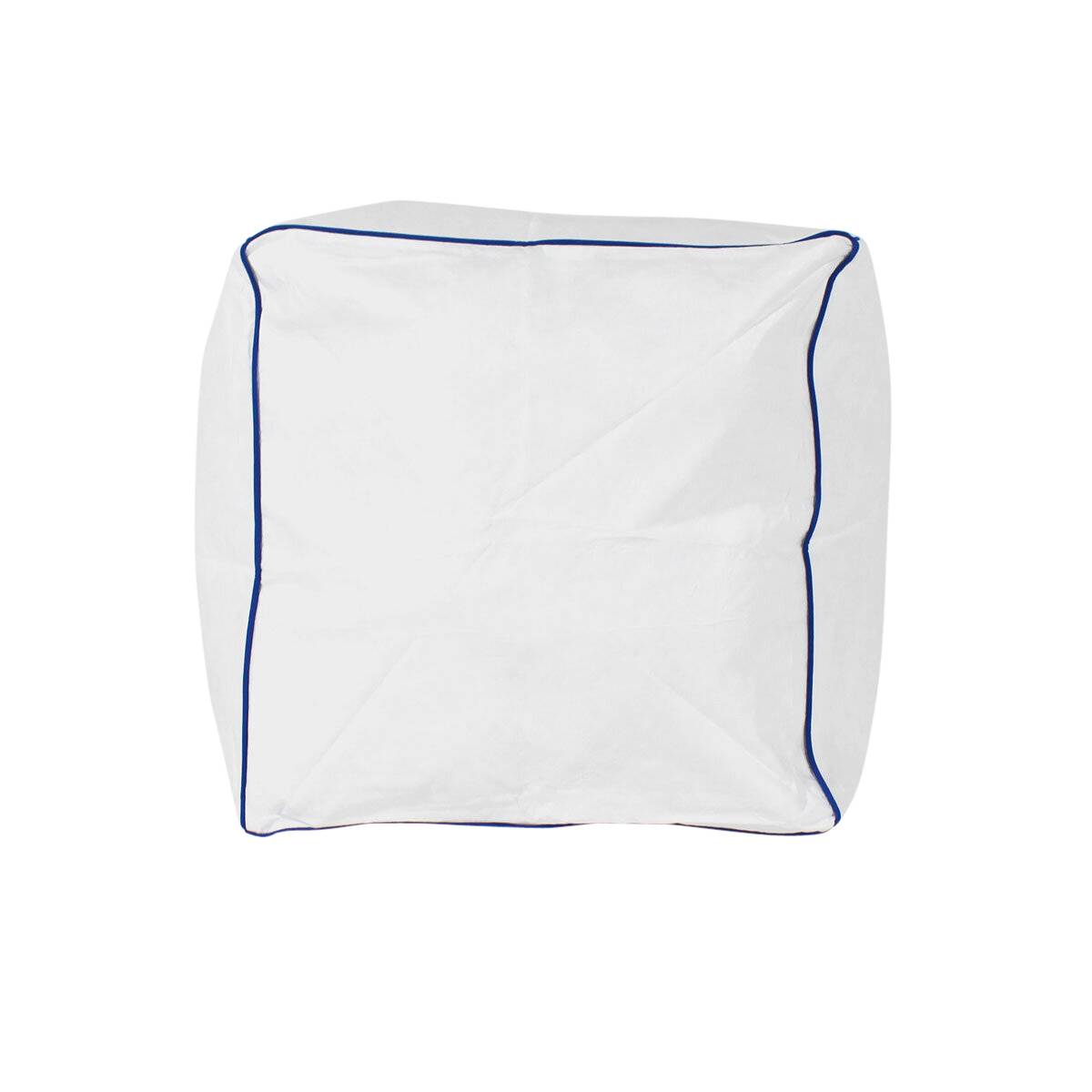 Pouf en plastique et tissu, MADE IN MEUBLES