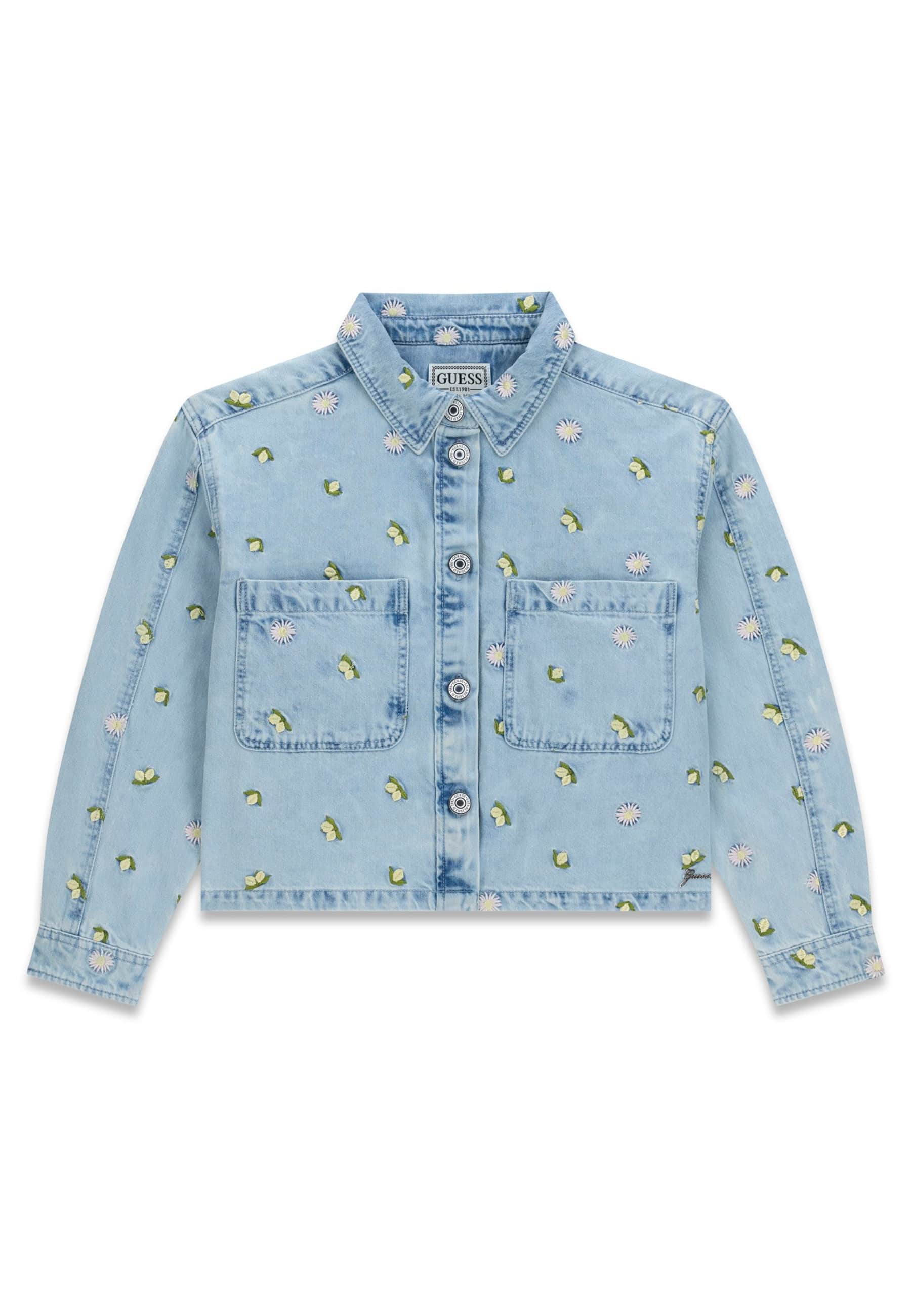 Veste En Denim Brodée, GUESS KIDS