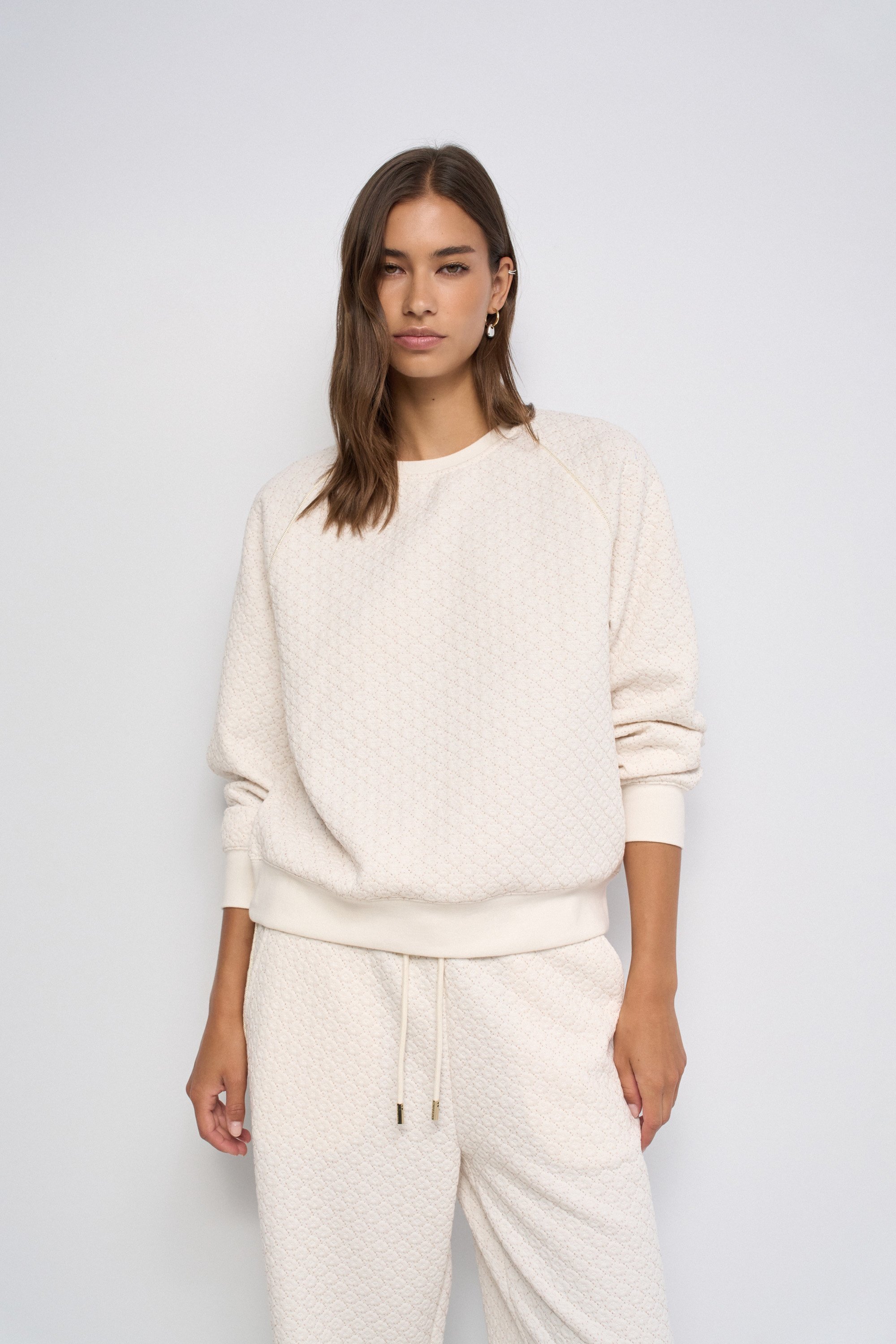 SWEATSHIRT EN JACQUARD ET Fil textile, SALSA JEANS