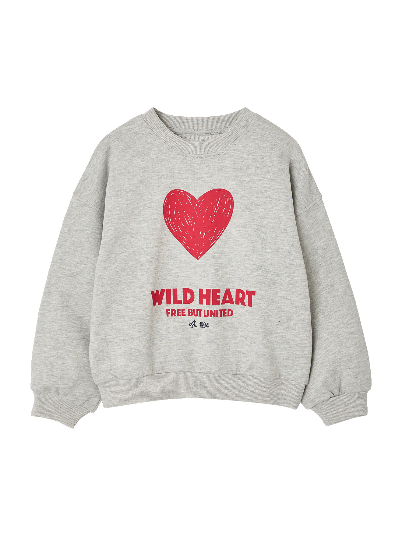 Sweat col rond manches longues, VERTBAUDET