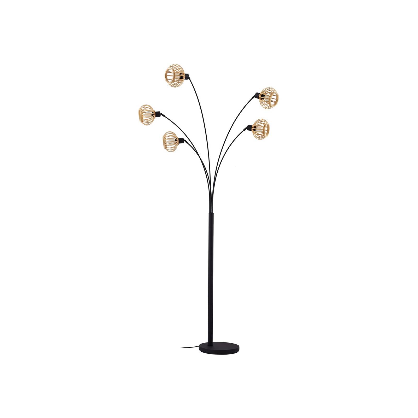 Lampadaire en bambou traditionnel, Lielle, LINDBY