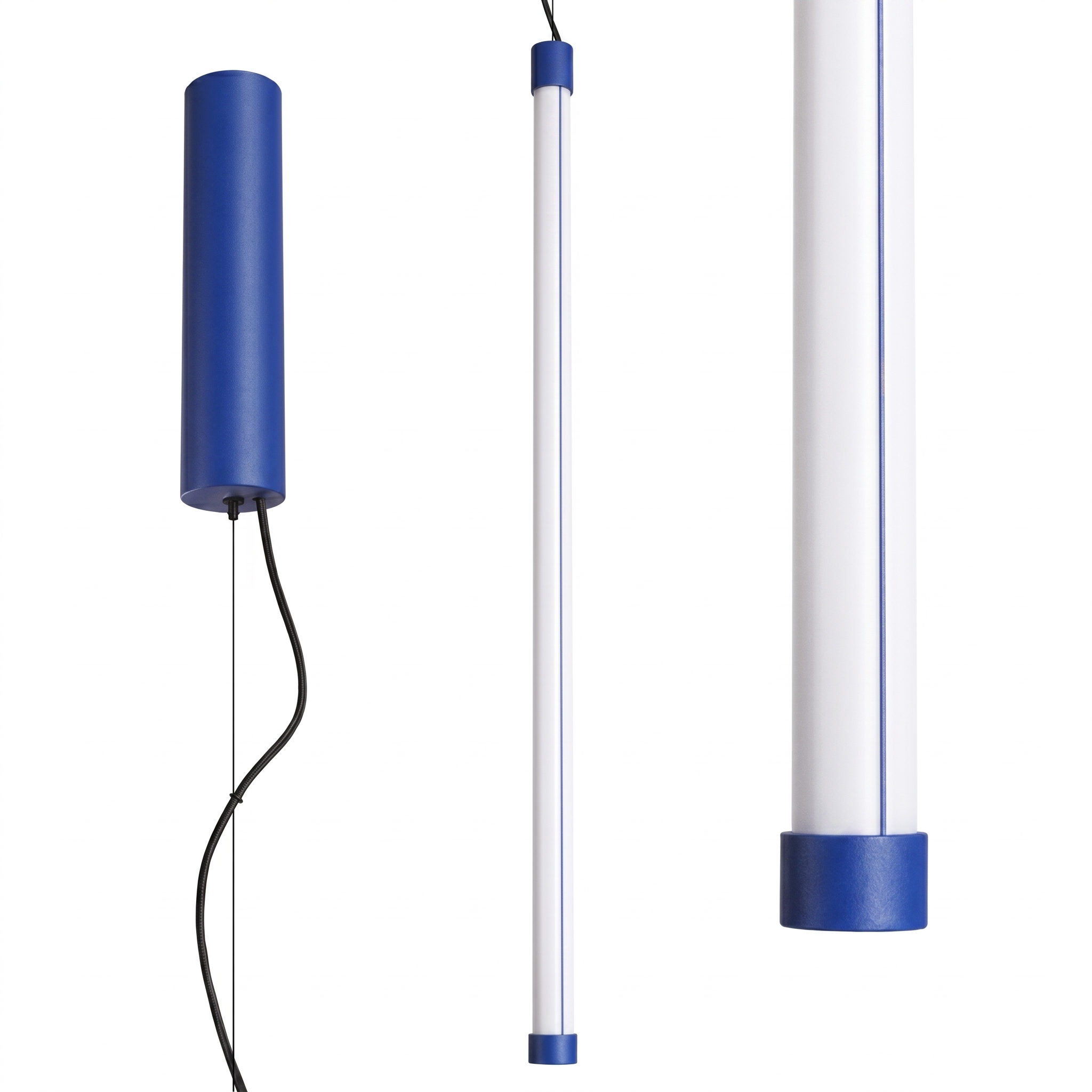 Suspension Acier Outremer LED 1 Trang, EDEN