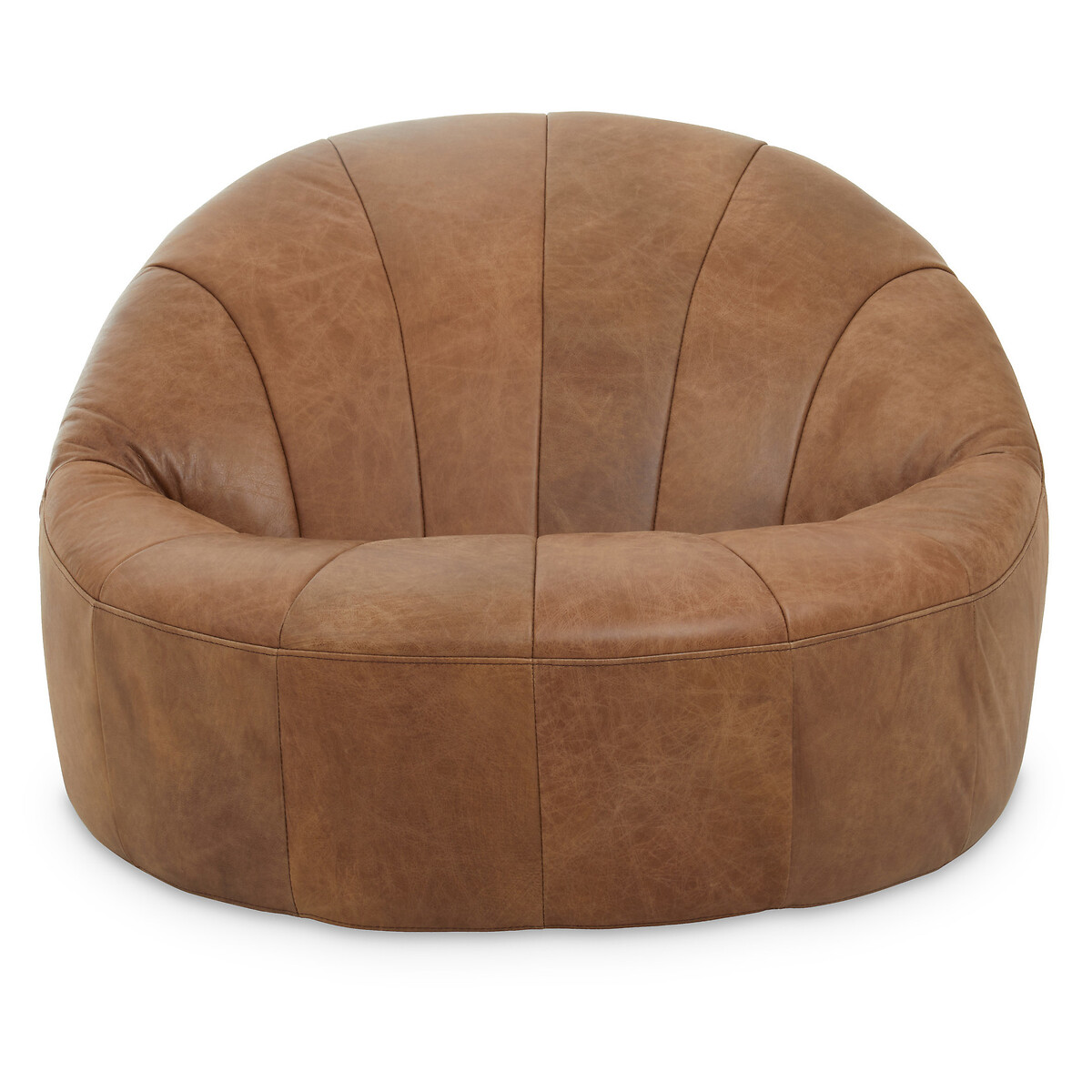 Midcentury Vintage Leather Lounge Chair, SO'HOME