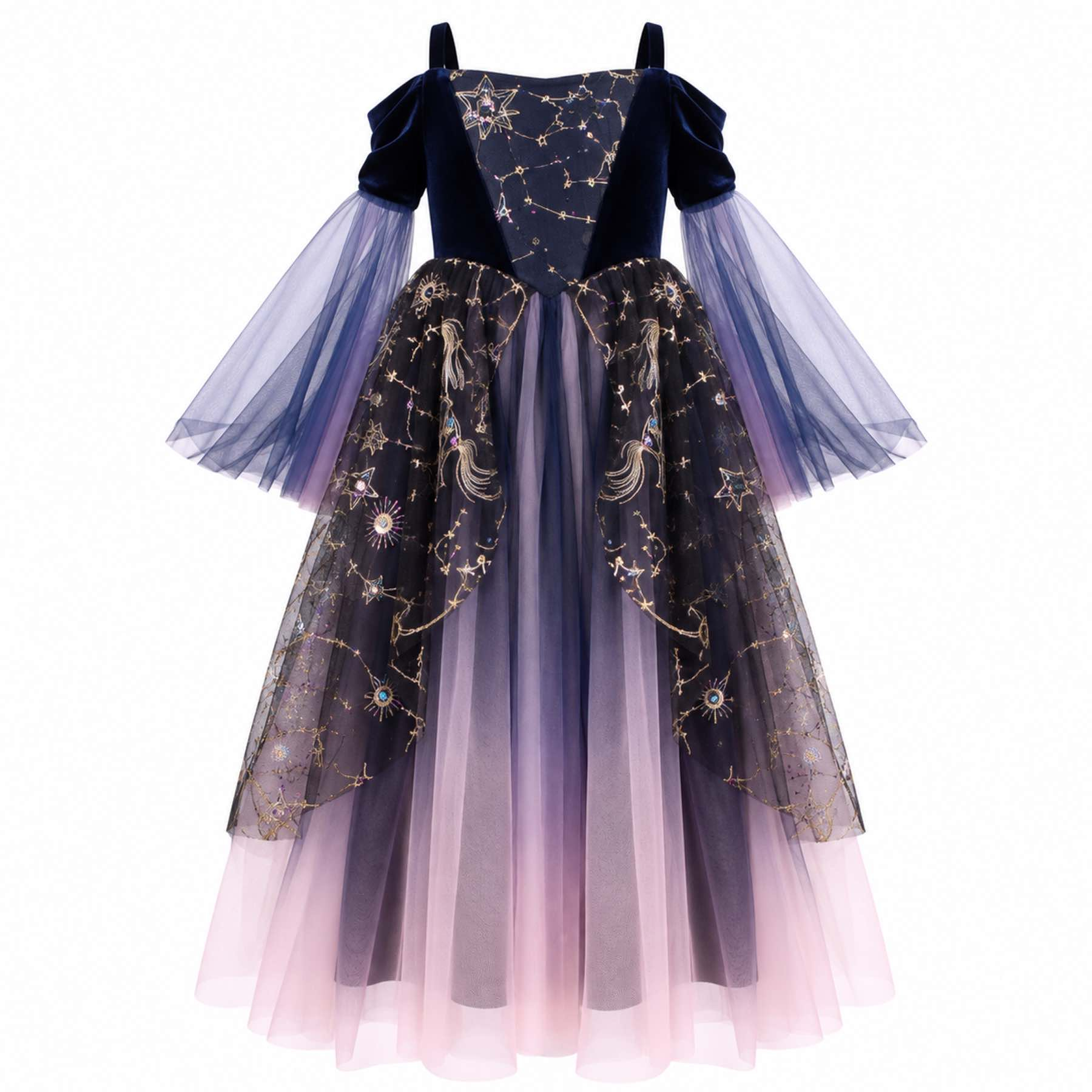Déguisement enfant robe de princesse Fée des Étoiles, GREAT PRETENDERS