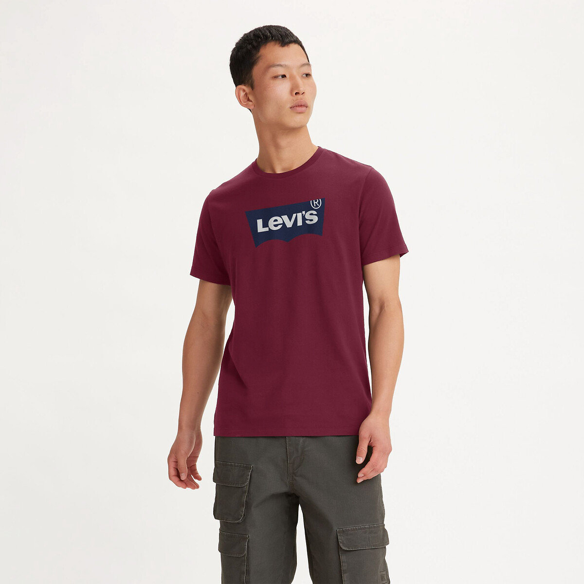 Levi'S Premium Relaxed-Fit Short Sleeve Batwing Logo Graphic T-Shirt - Premium Batwing - Large