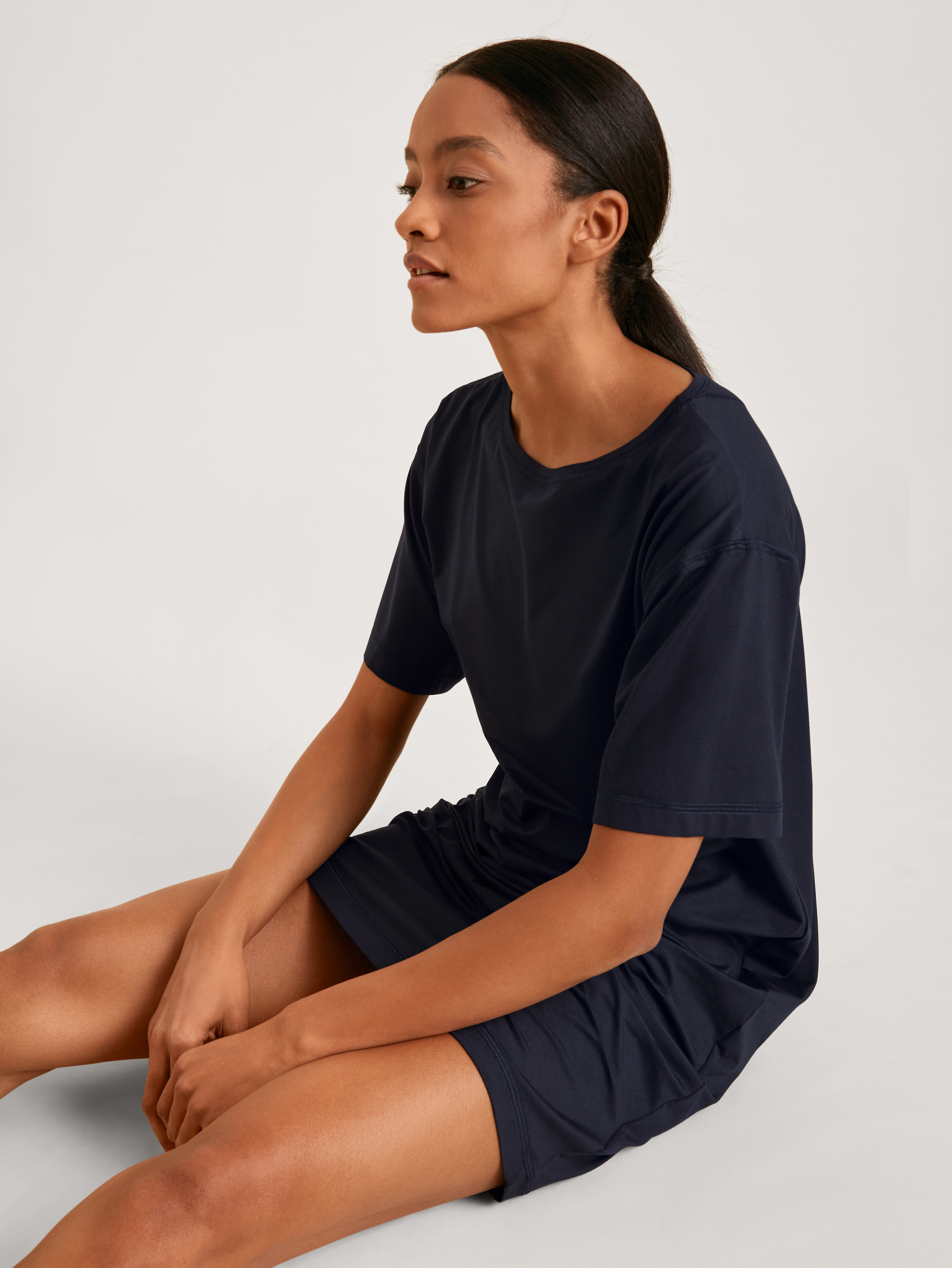Chemise de nuit manches courtes Modal DEEPSLEEPWEAR BALANCING, CALIDA