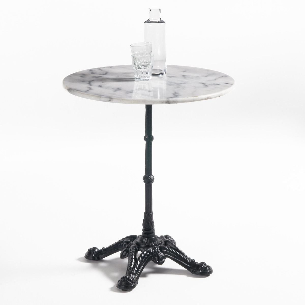 Redville Garden Pedestal Table with Marble Top (Seats 2)