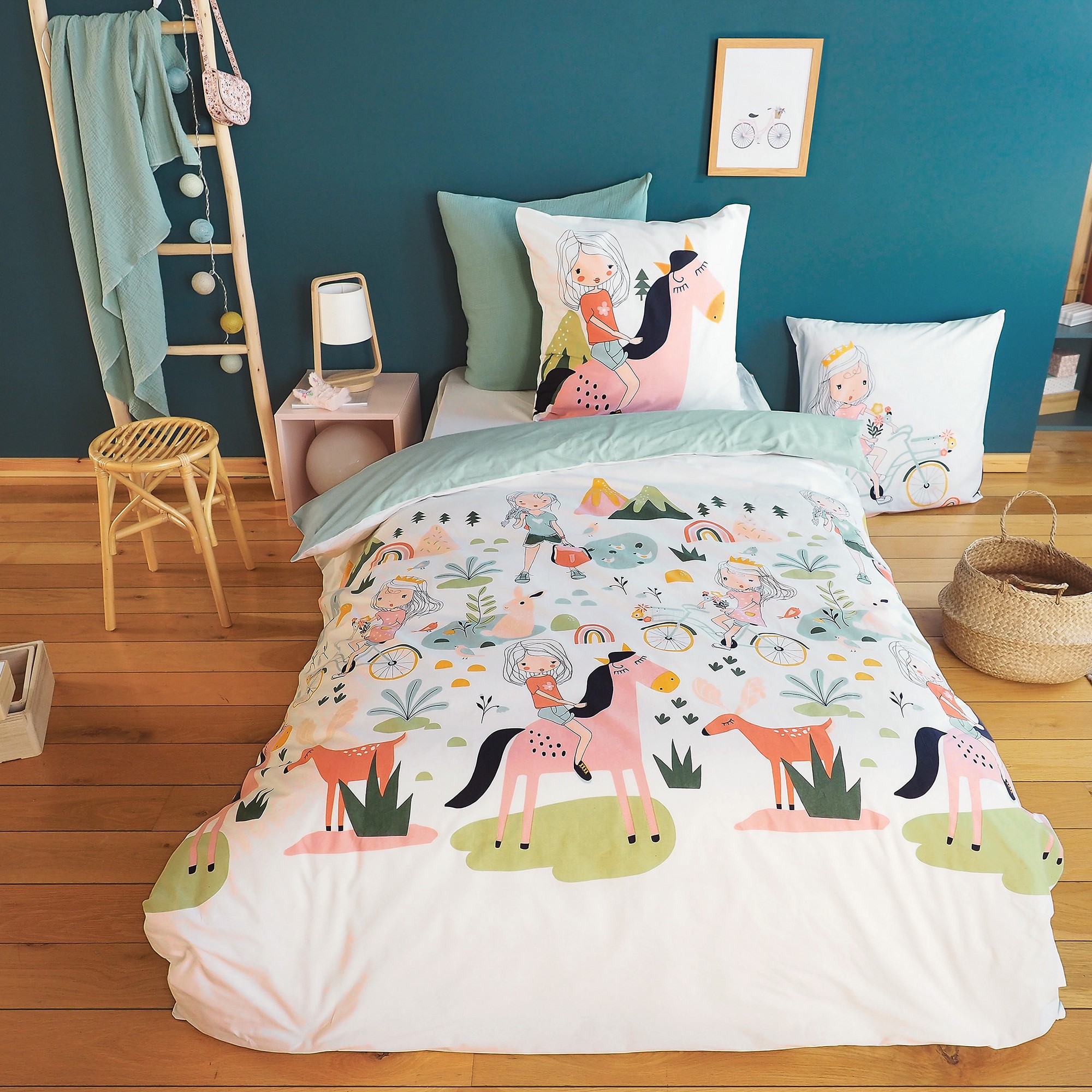 Parure de lit enfant Coton Tess Rando, EDEN