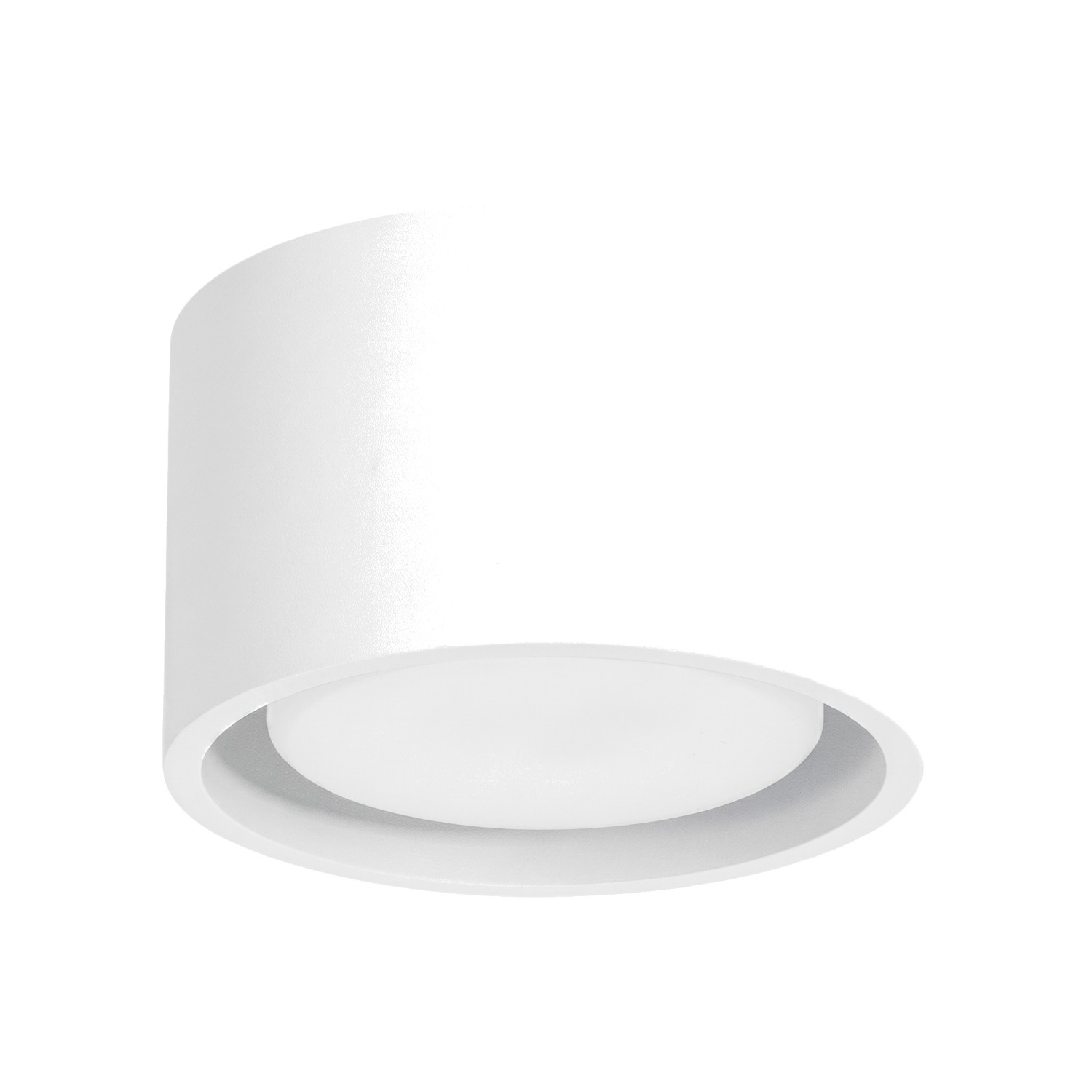 Plafonnier Aluminium Blanc Gx53 1 MODO, EDEN