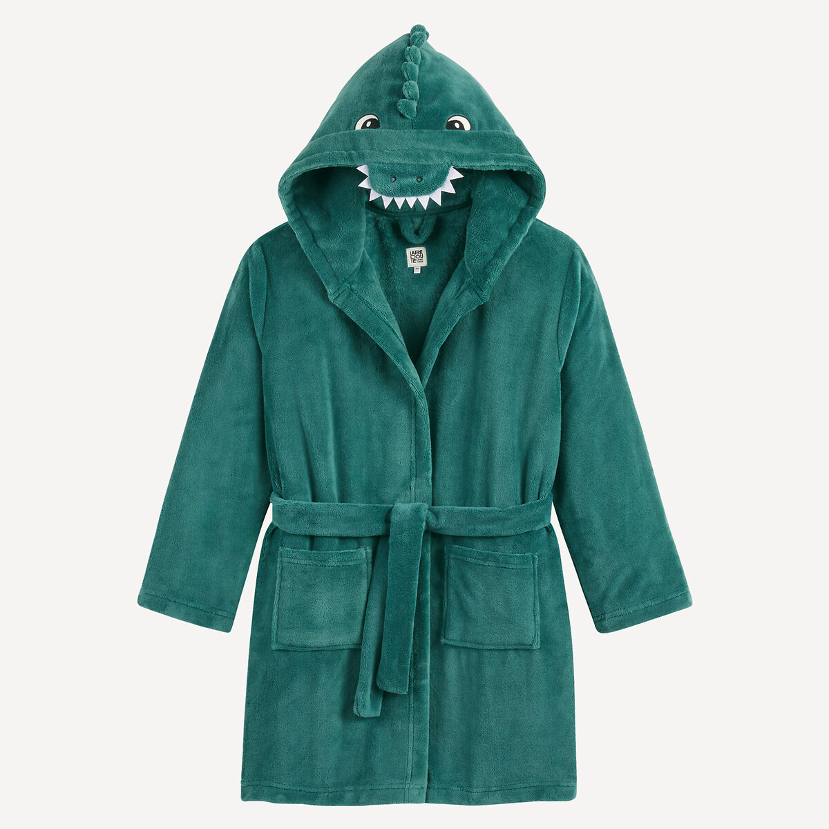 Dinosaur Hooded Fleece Bathrobe, LA REDOUTE COLLECTIONS