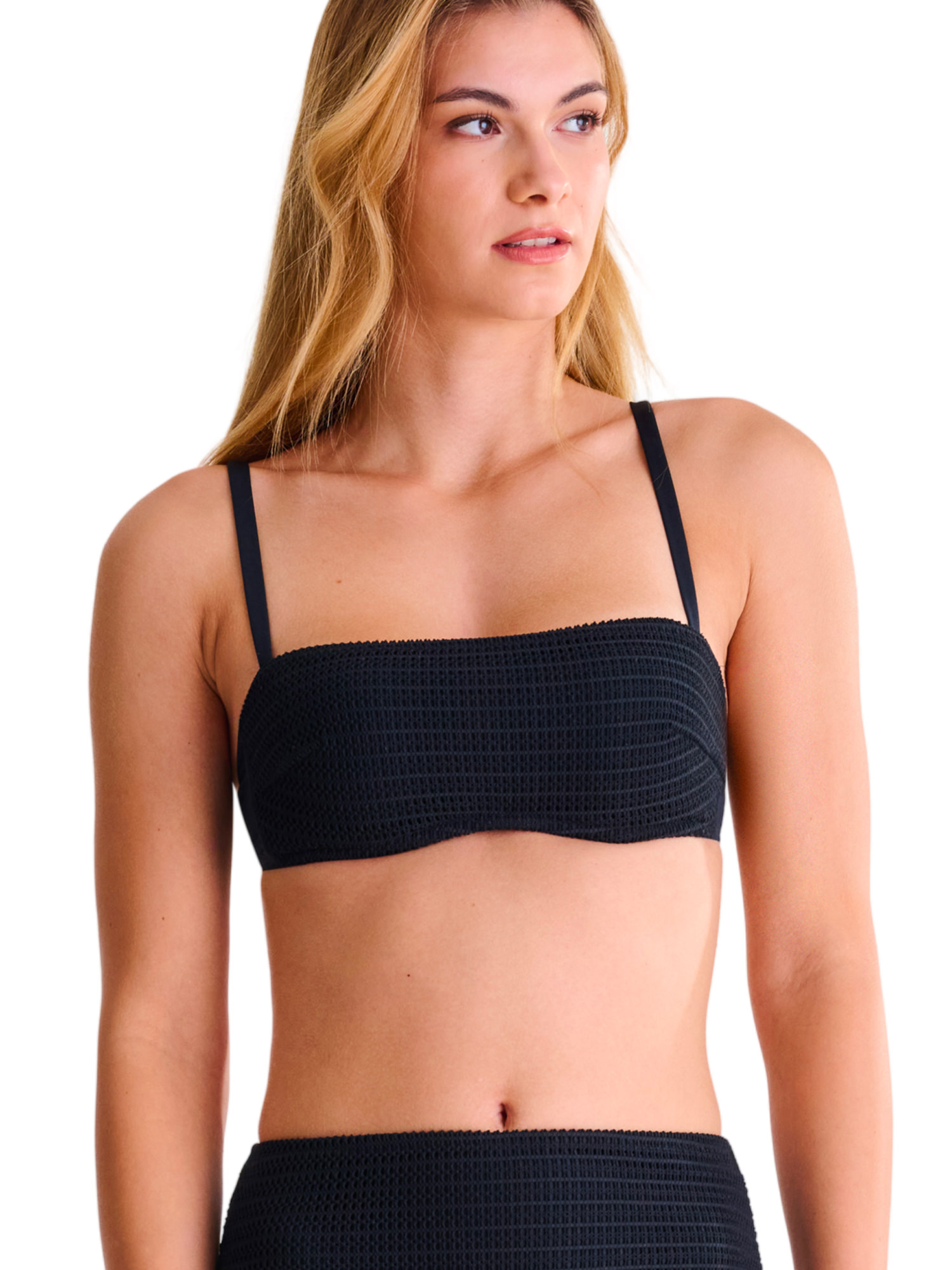 Haut maillot de bain bandeau préformé CALVI, LISCA