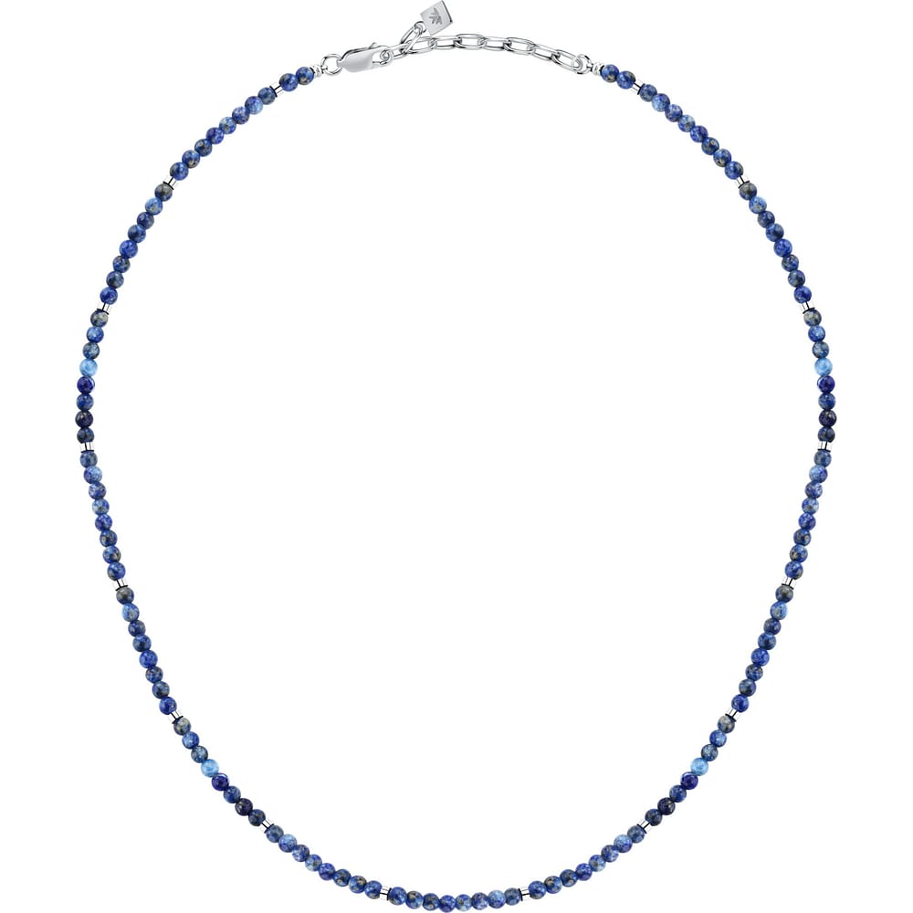 Colliers en Lapis Lazuli/lapis Lazuli/steel et Lapis Lazuli, MORELLATO
