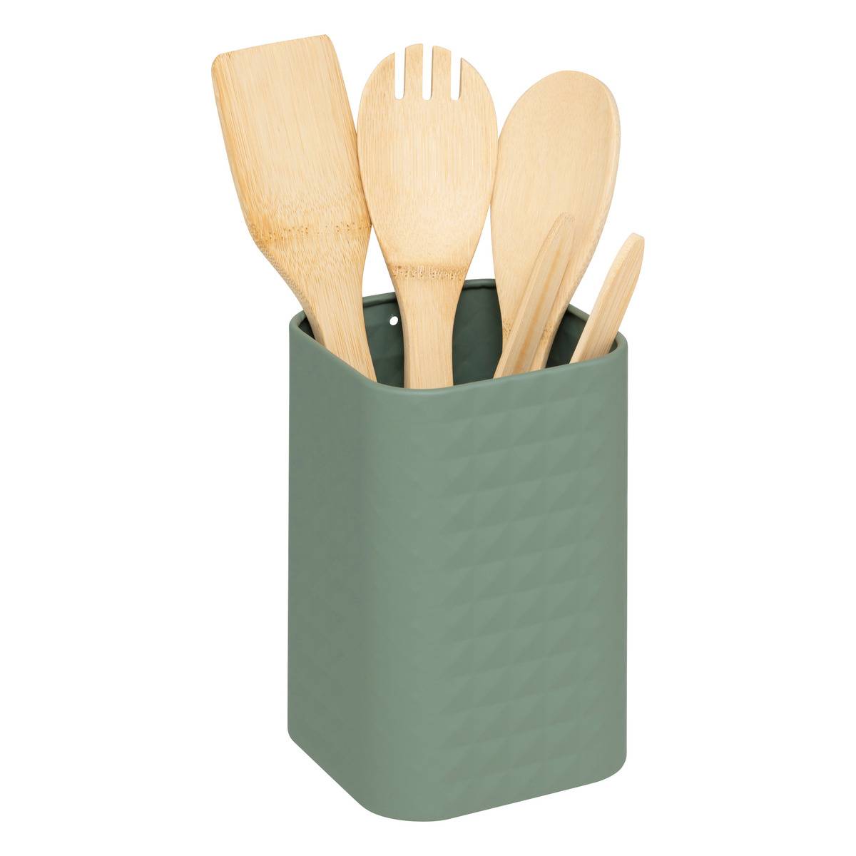 Set de 4 ustensiles de cuisine avec pot de rangement, 5FIVE SIMPLY SMART
