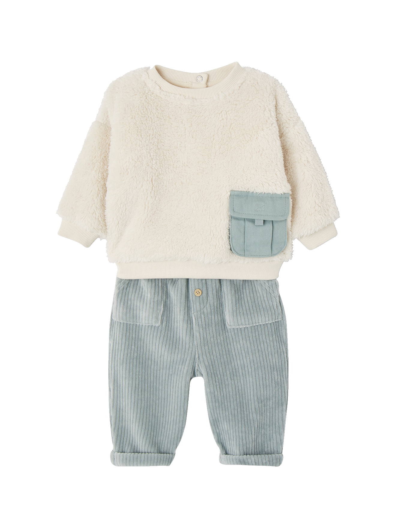 Ensemble Sweat-Shirt + Pantalon Bébé HYGGE, VERTBAUDET