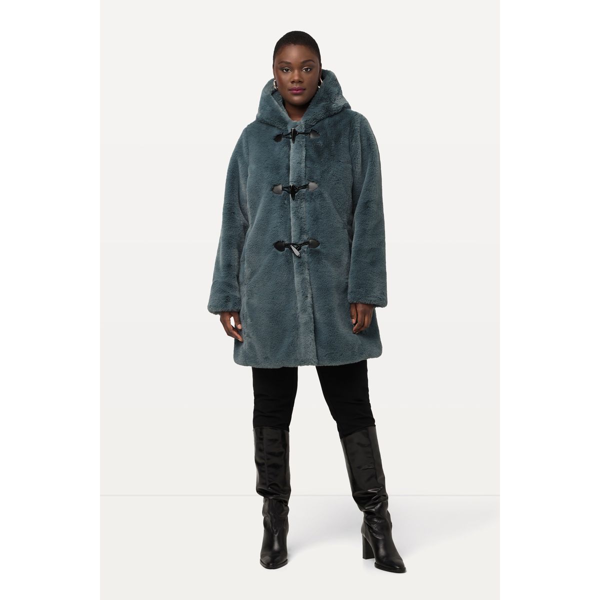 Manteau capuche 2025 fourrure femme