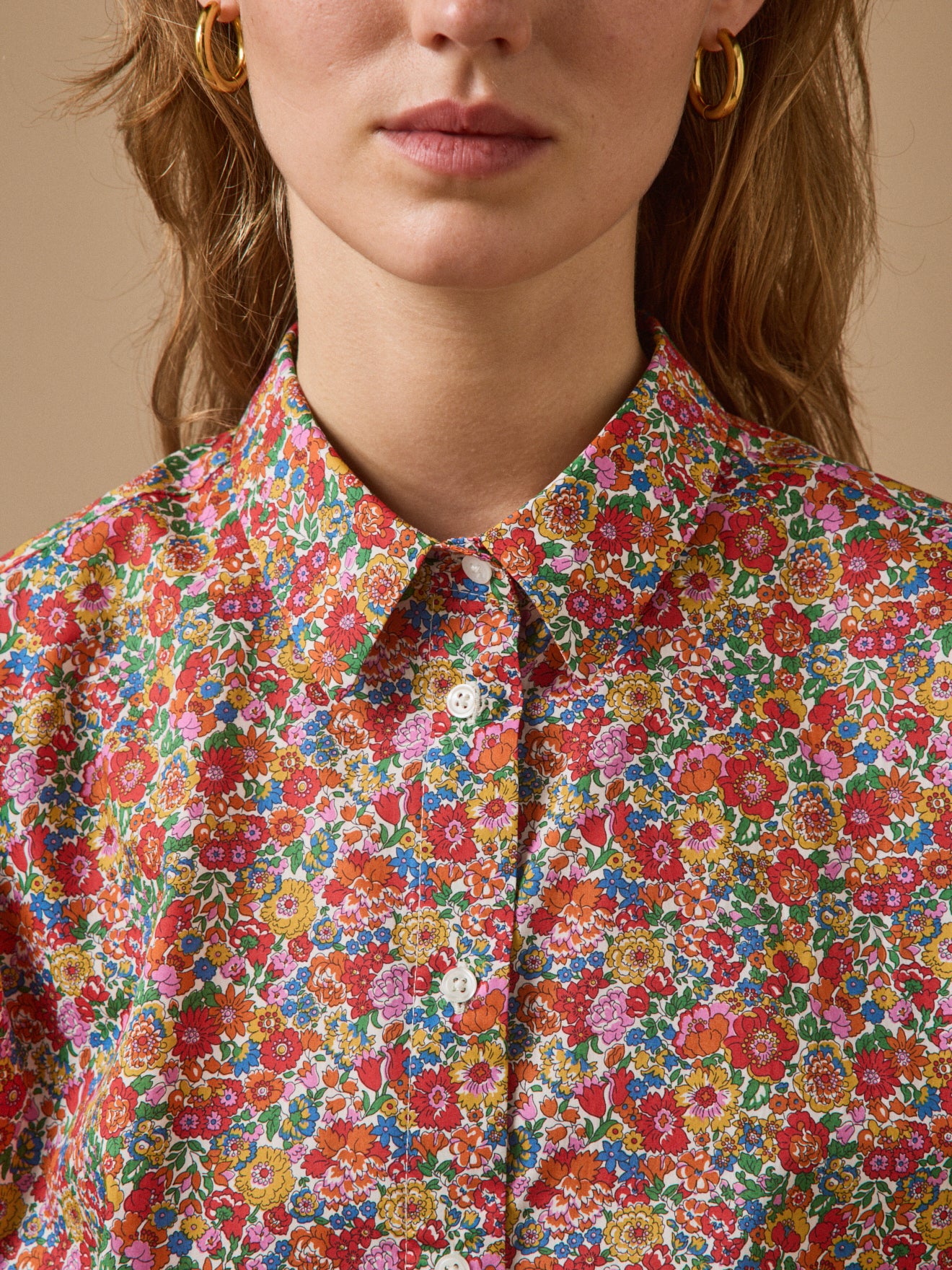 Chemise tissu Liberty - Coupe Gaby, CYRILLUS