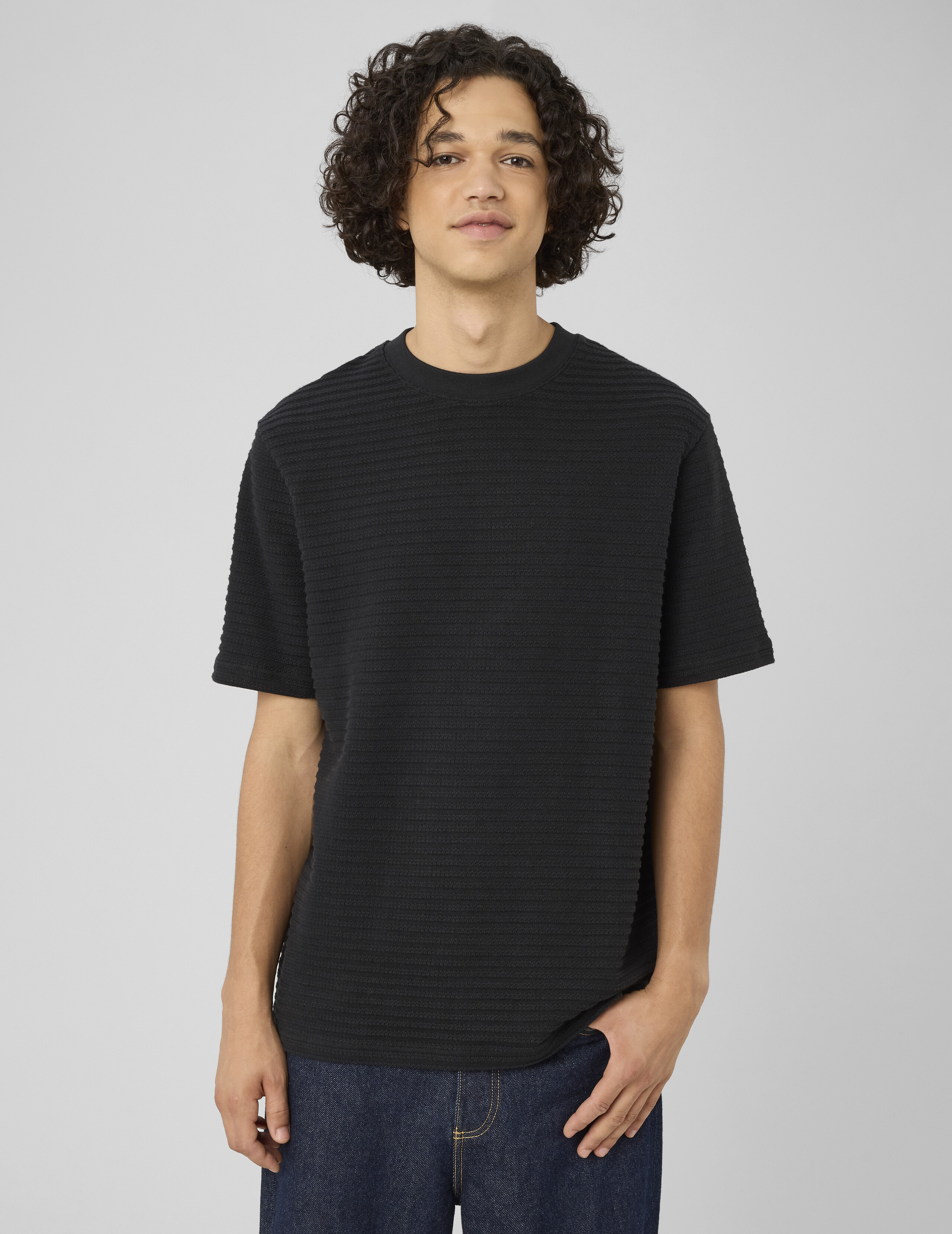 T-shirt matière fantaisie, BZB