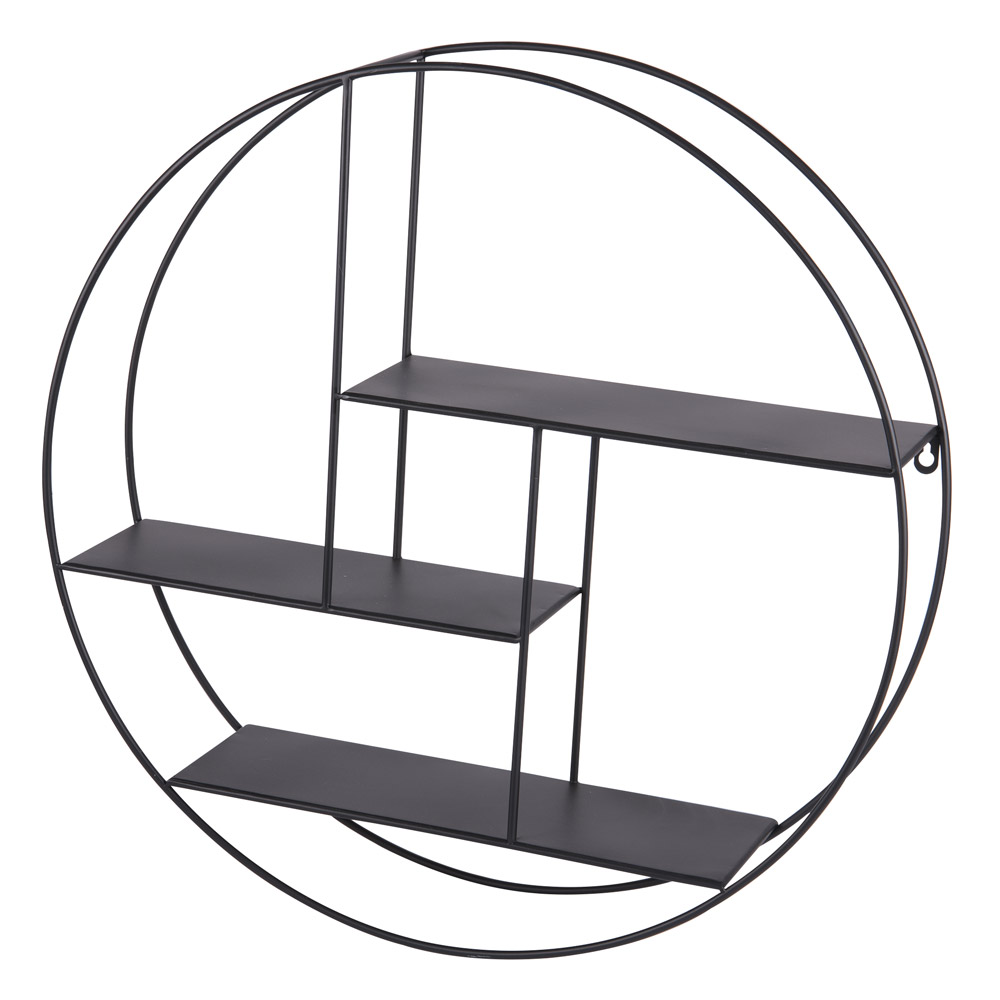 Étagère murale métal ronde 60 cm, TABLE PASSION