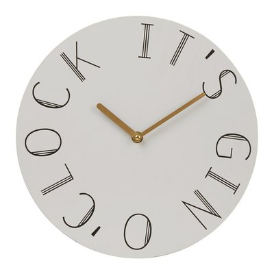 29cm Gin O'Clock Wall Clock SO'HOME