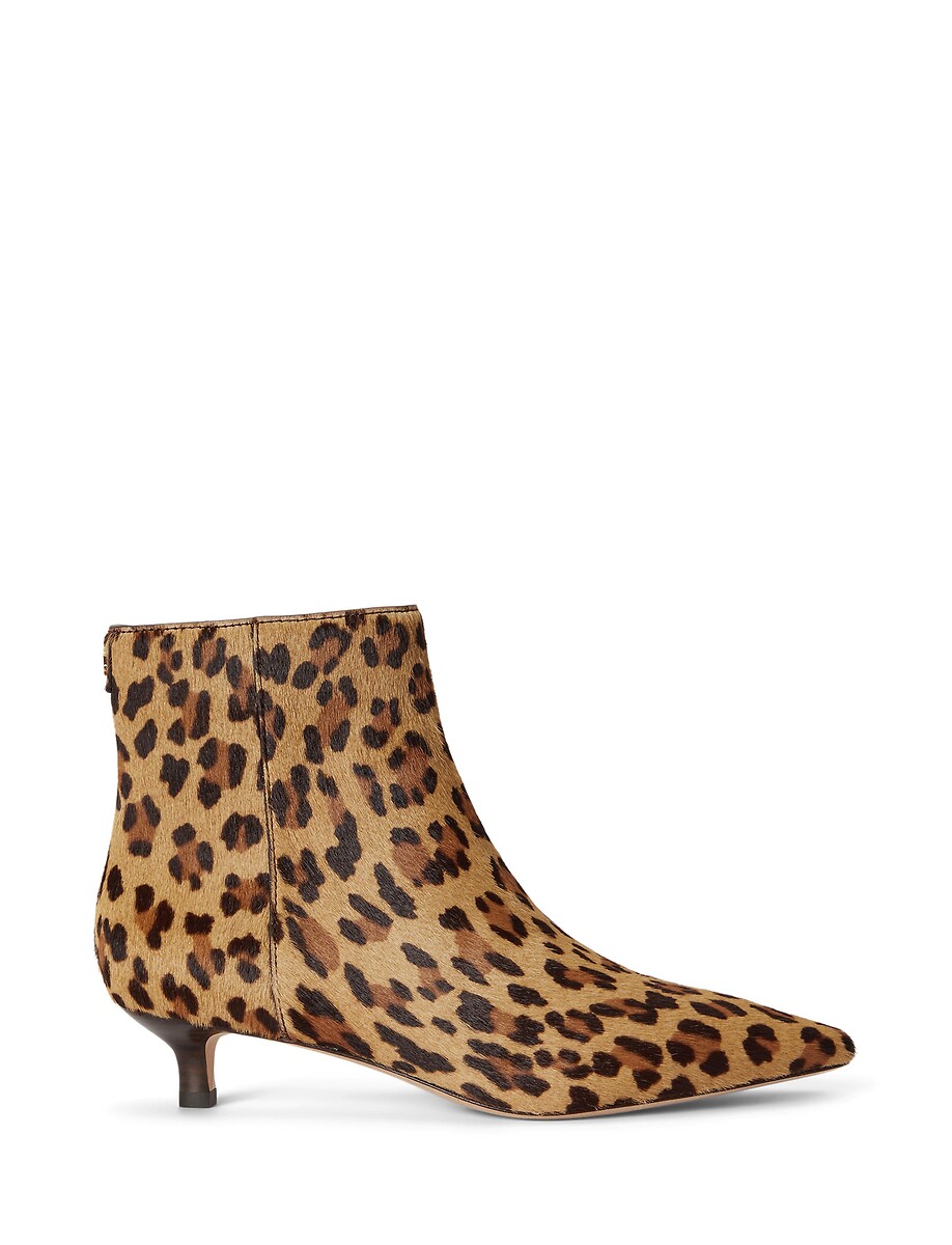 Bottines pointues kitten-heel en cuir poney hair, FRANCESCA, LAUREN RALPH LAUREN