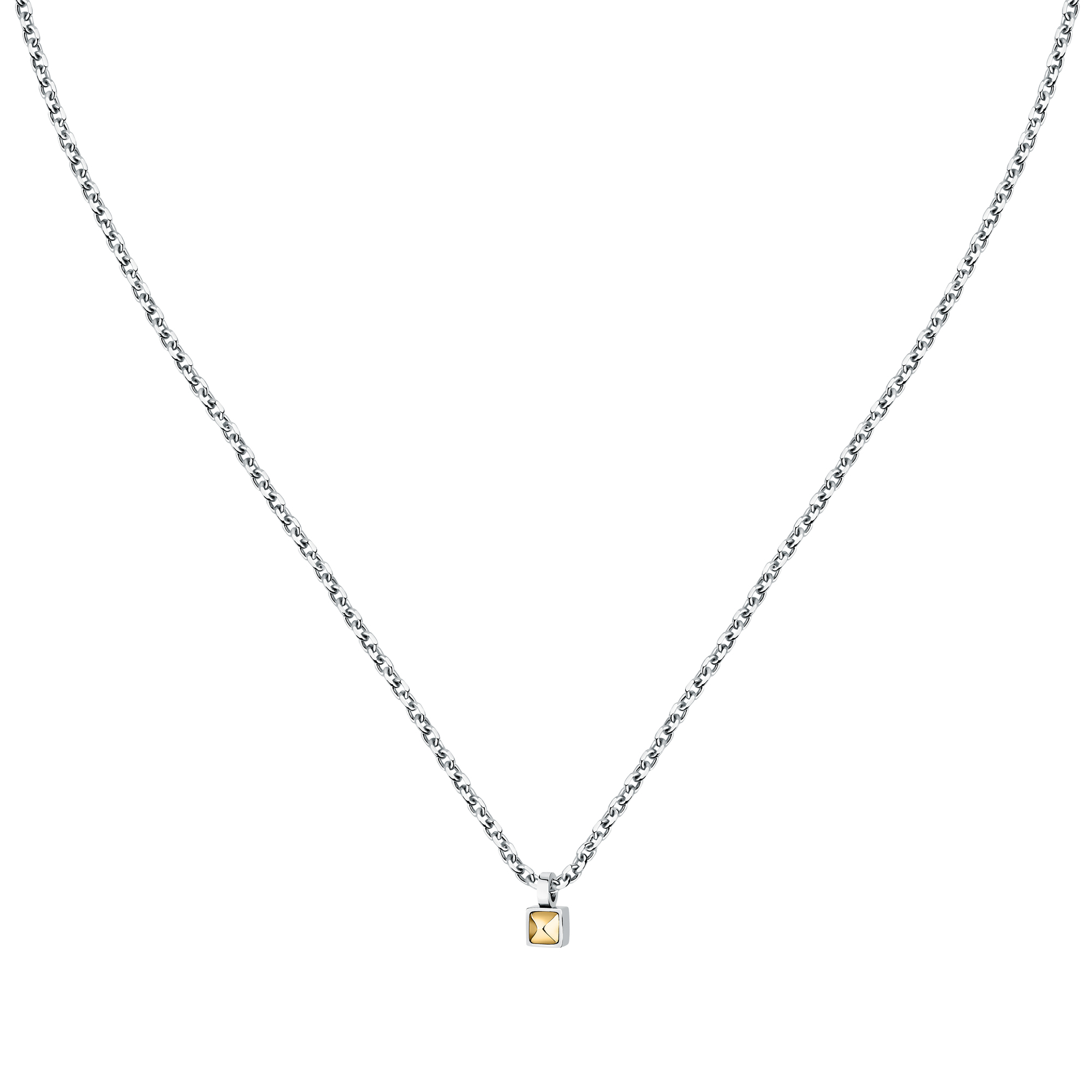Collier en acier, cristaux, GOLD, MORELLATO
