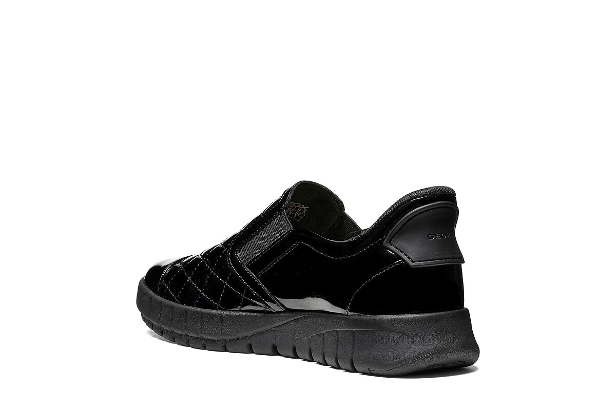 GEOX Mocasines de charol sin cordones, FLEXTRIDE, FAST-IN — photo 4