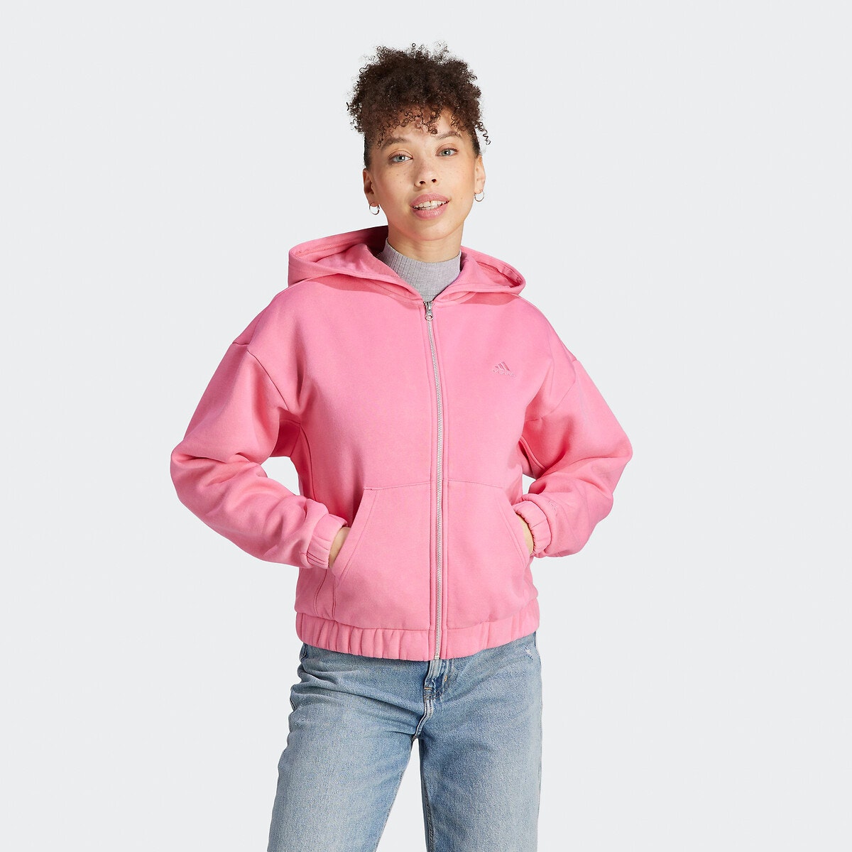 Sweat zippé best sale adidas femme