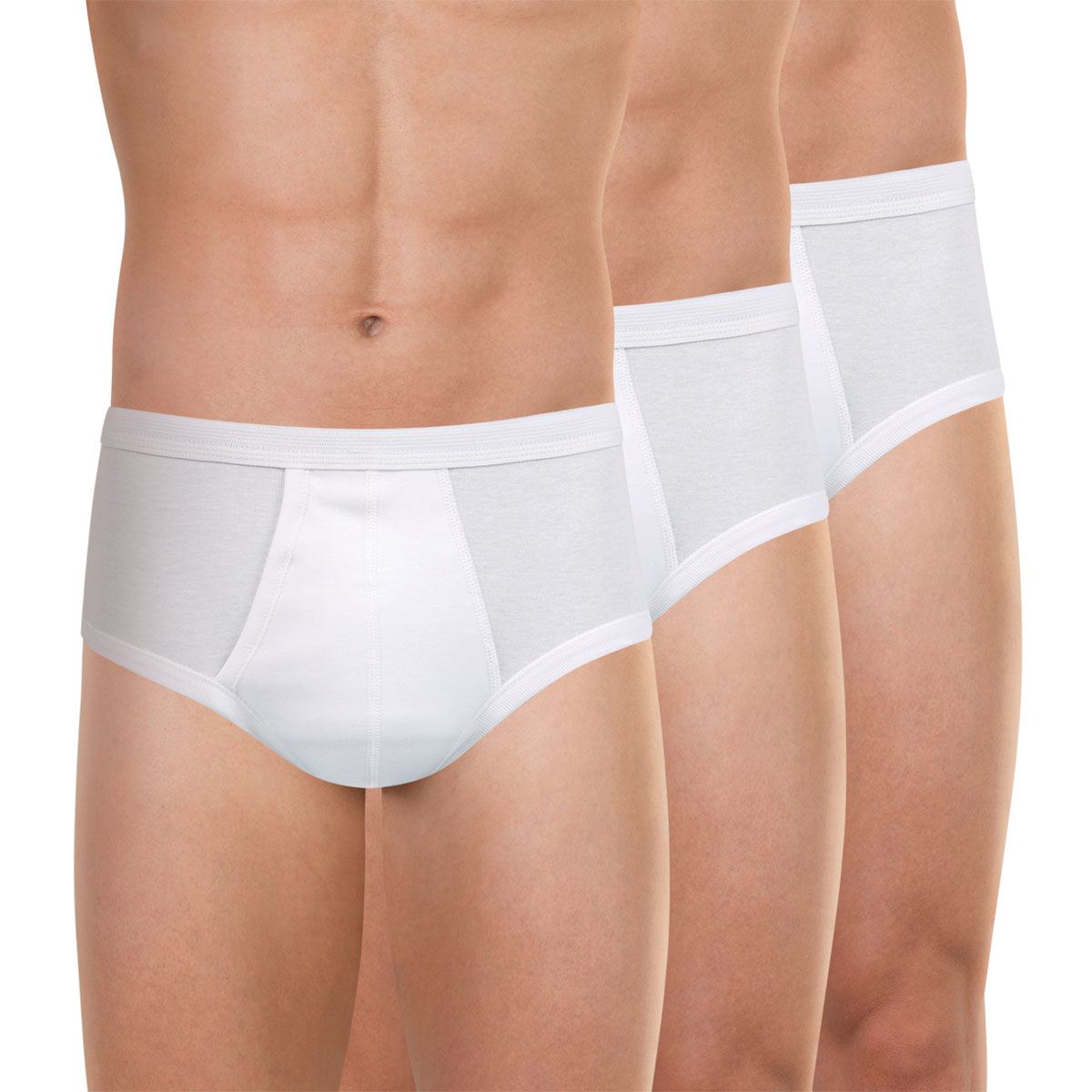 Slips, lot de 3 slips taille haute ouvert, les classiques, EMINENCE