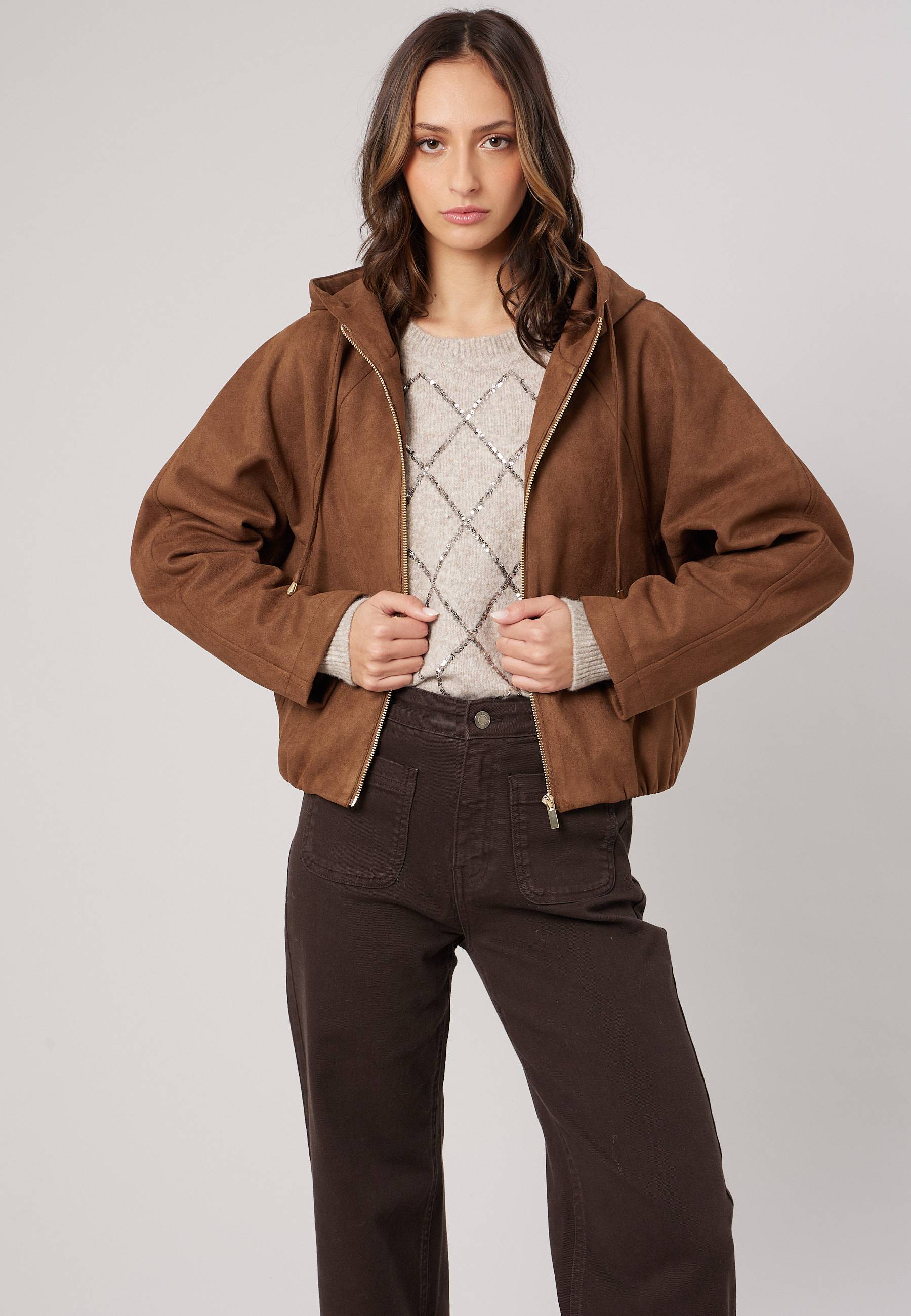 Blouson court bombers femme NAMACI, DEELUXE