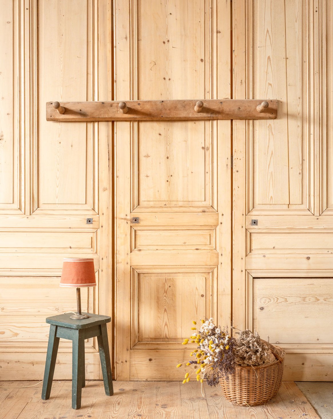 Porte-manteau mural en bois Max N°414 - Bon état, DEBONGOUT