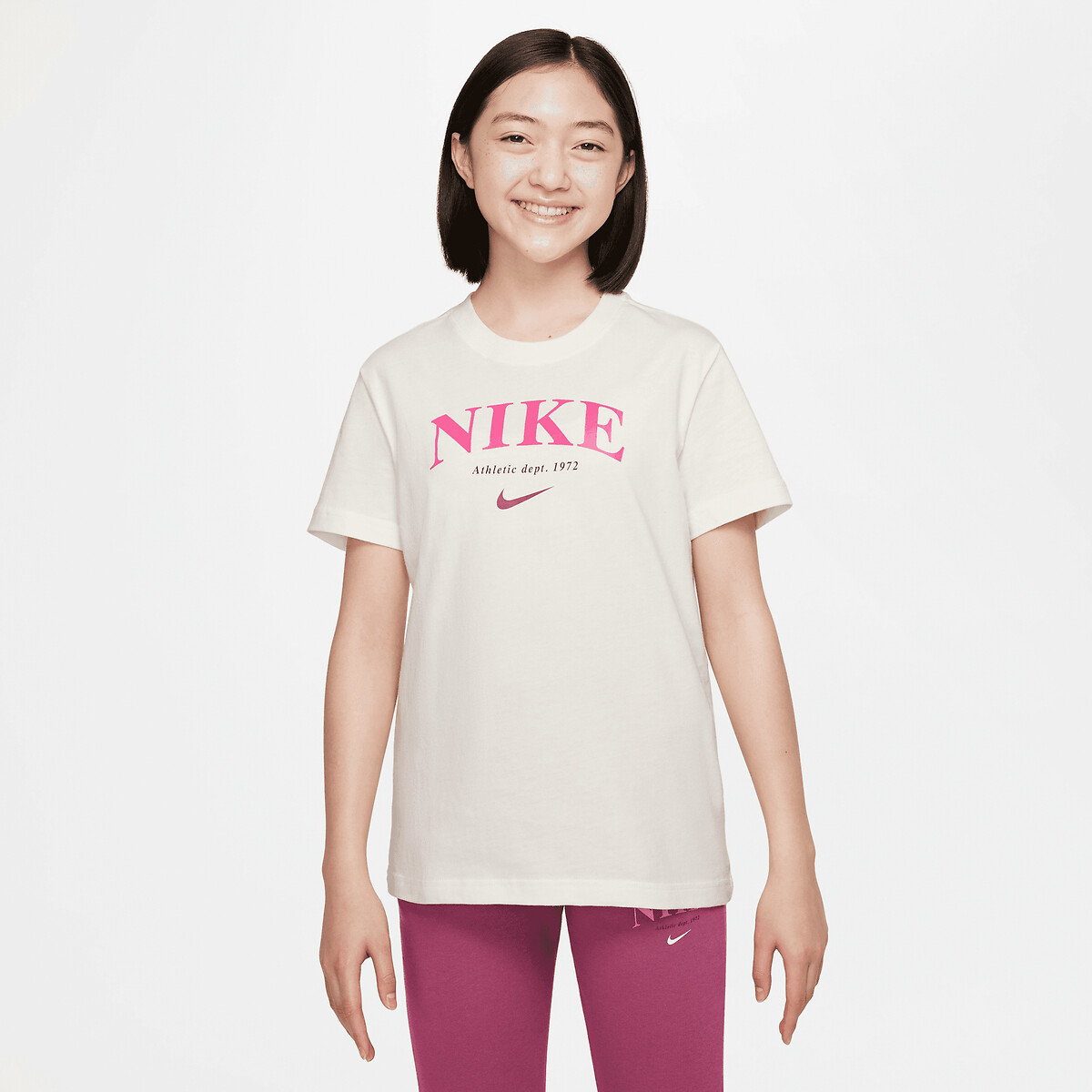 Artículos de primera necesidad Invalidez mosaico Camiseta de manga corta blanco roto Nike | La Redoute