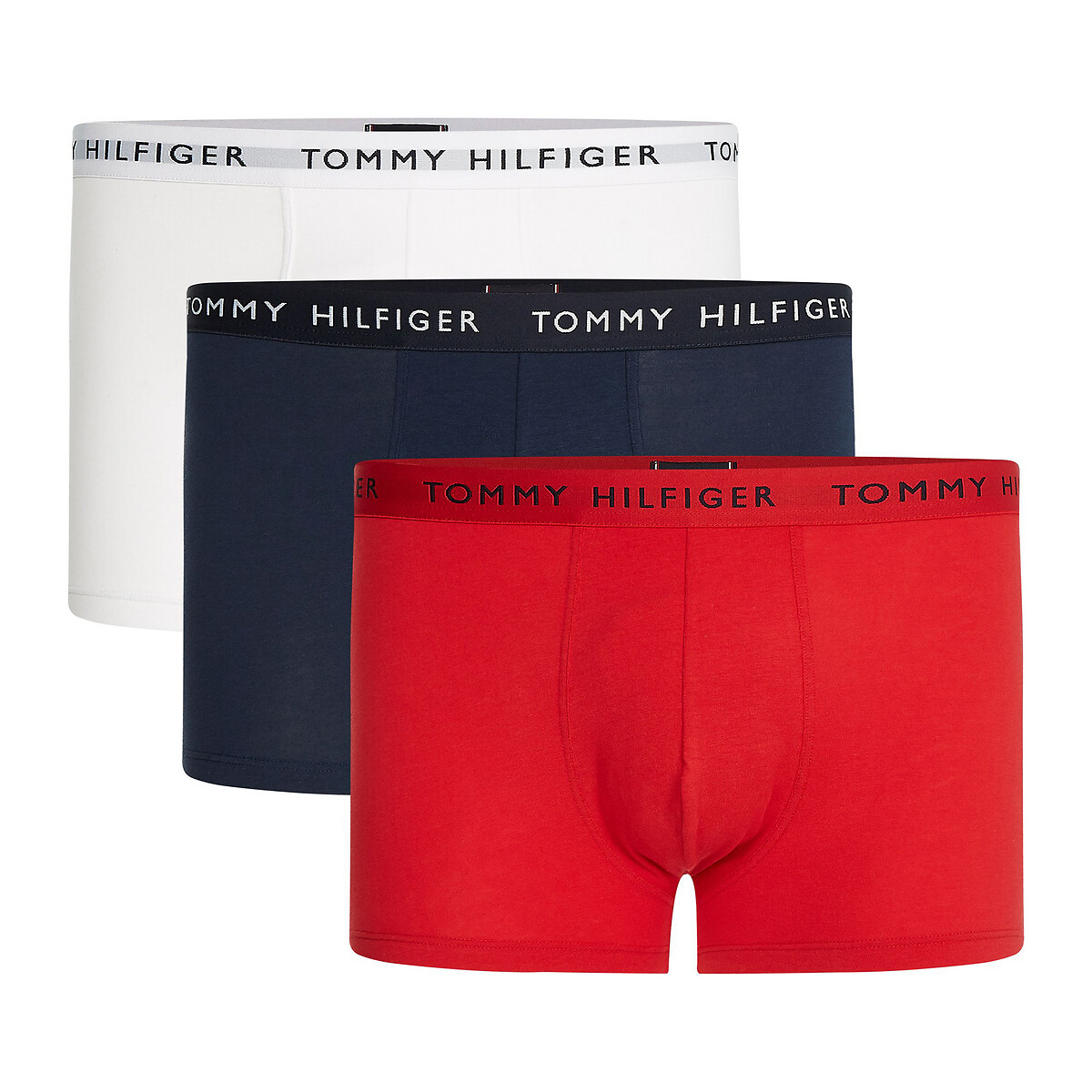 Pack of 3 hipsters in cotton Tommy Hilfiger | La Redoute