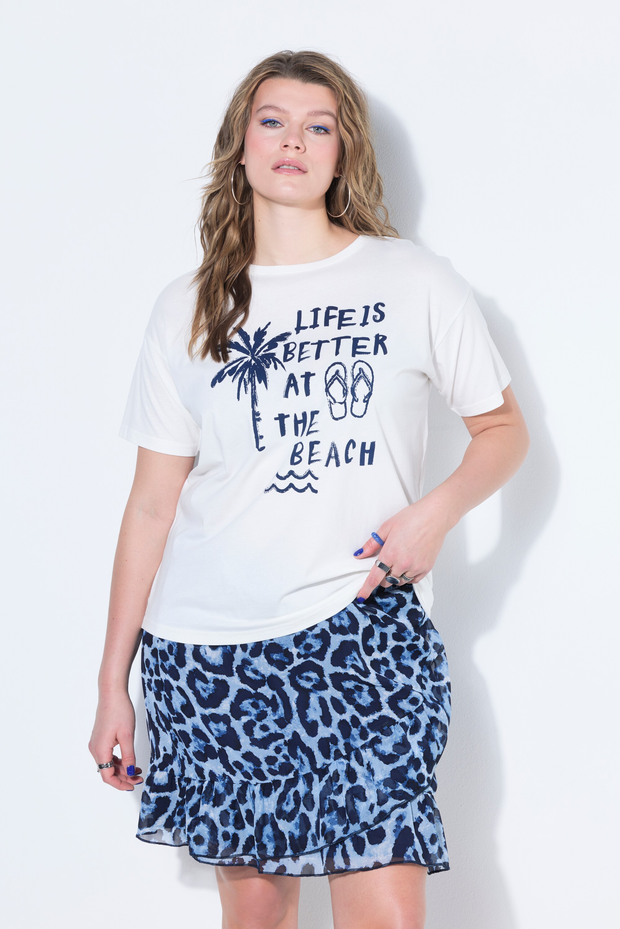 T-shirt oversize, motif vacances, STUDIO UNTOLD
