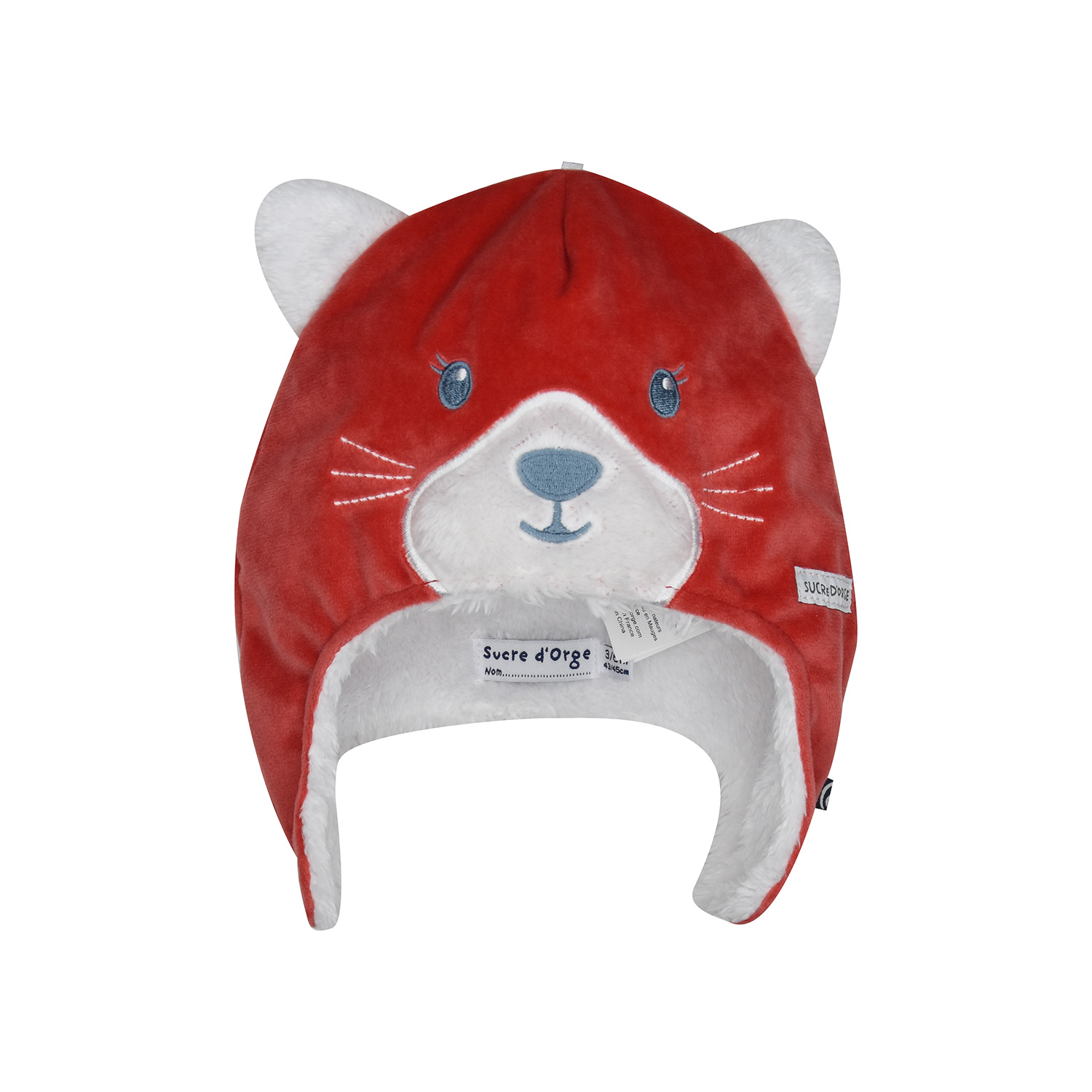 Bonnet iloe velours doux bebe, SUCRE D'ORGE