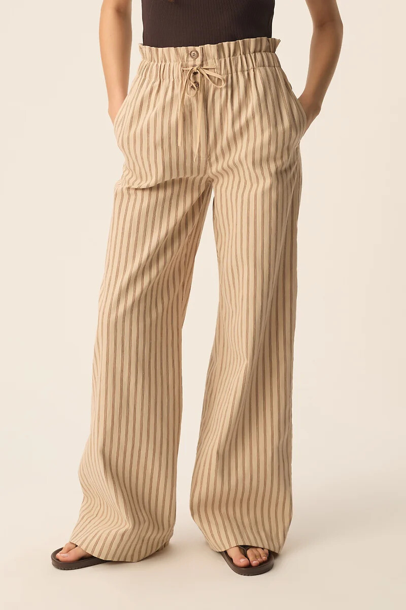 Pantalon large rayé, VALENCE, DES PETITS HAUTS