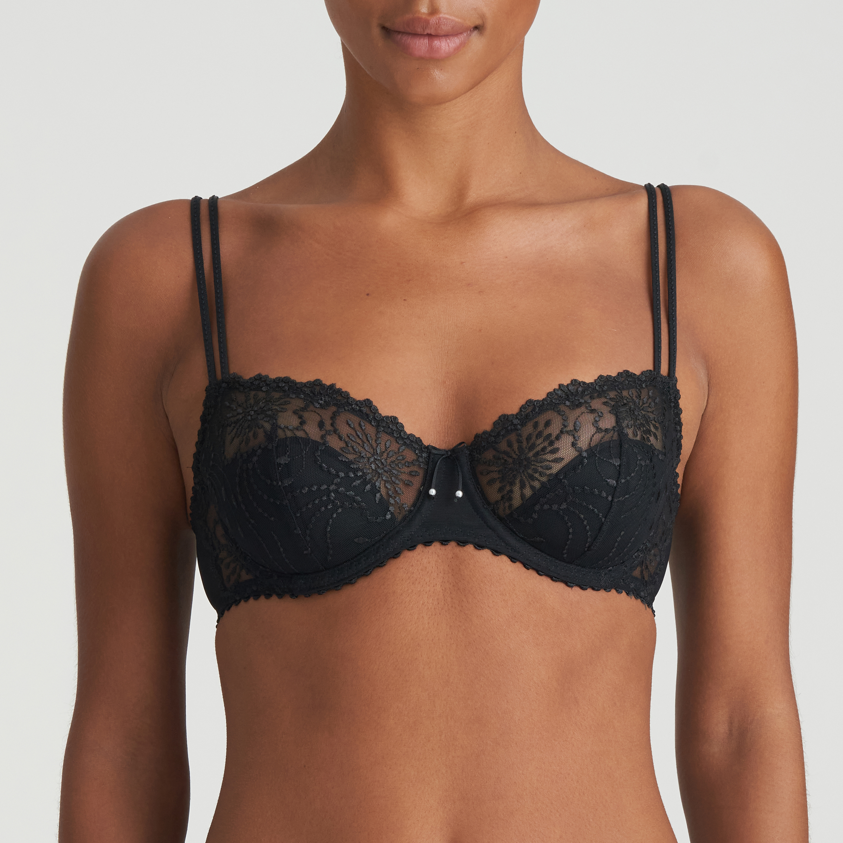 Soutien-Gorge Marie Jo Elegante Chic Balconnet - Dentelle Wild Rose, Taille 90B, Neuf Avec Étiquettes